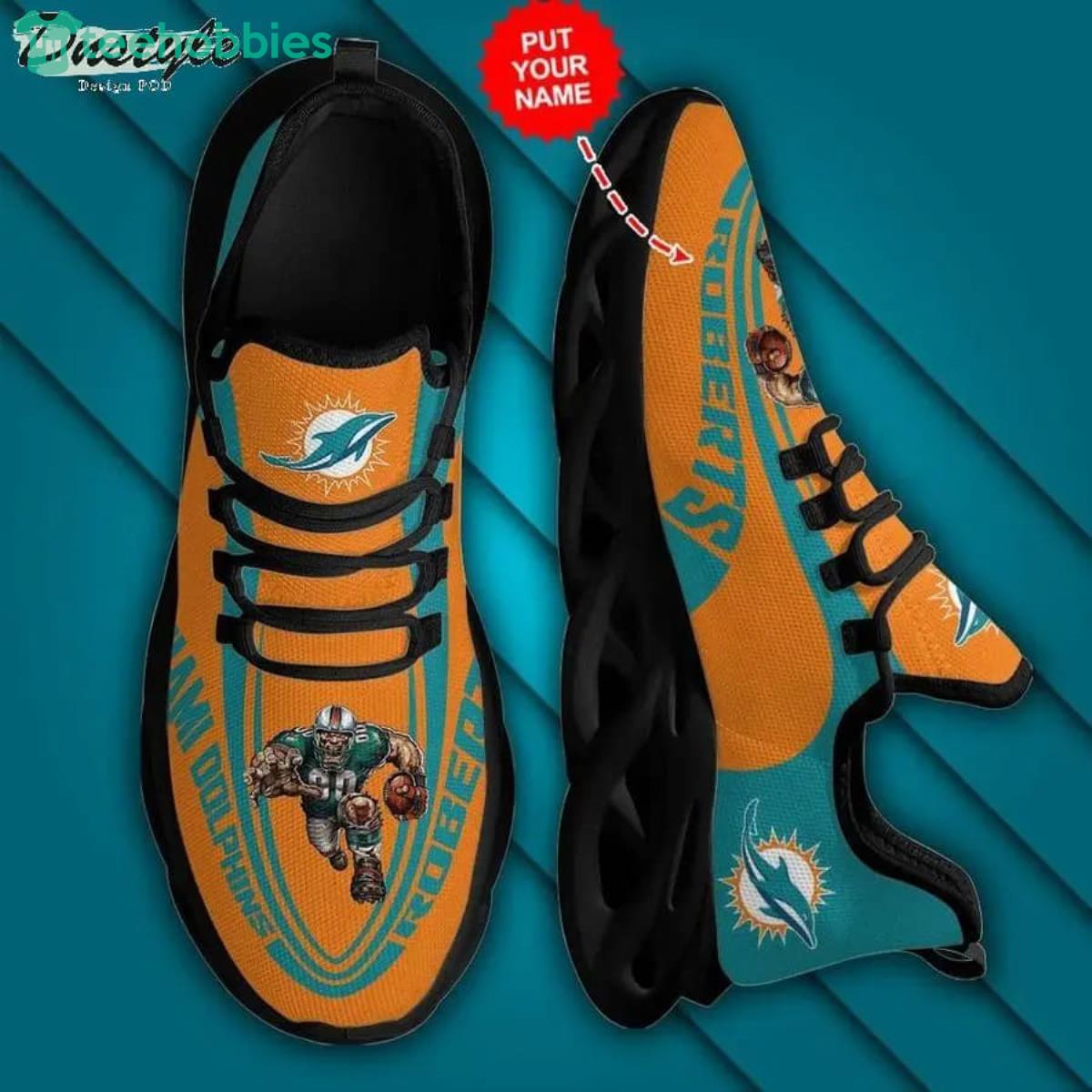 Miami Dolphins Shoes Custom Max Soul Shoes V41 - EvaPurses