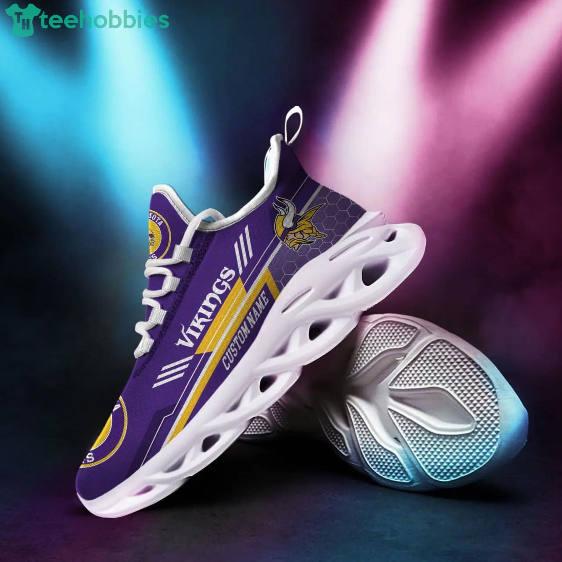 Minnesota Vikings NFL Unique Sneaker Max Soul Shoes - Freedomdesign