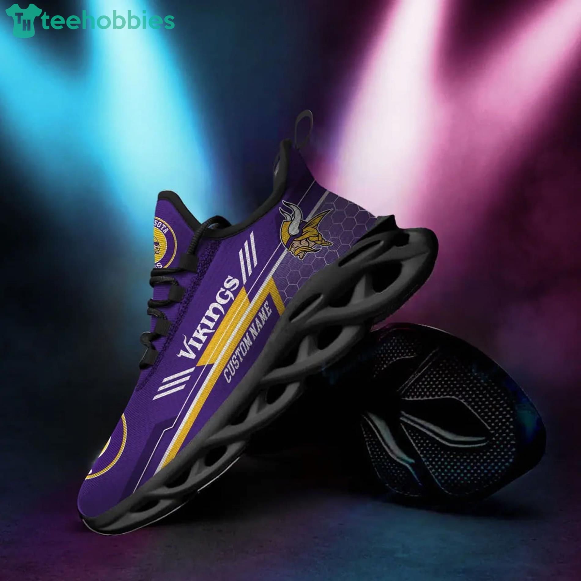 NFL Minnesota Vikings Sport Sneakers Custom Name Max Soul Shoes Gift Fans -  Freedomdesign