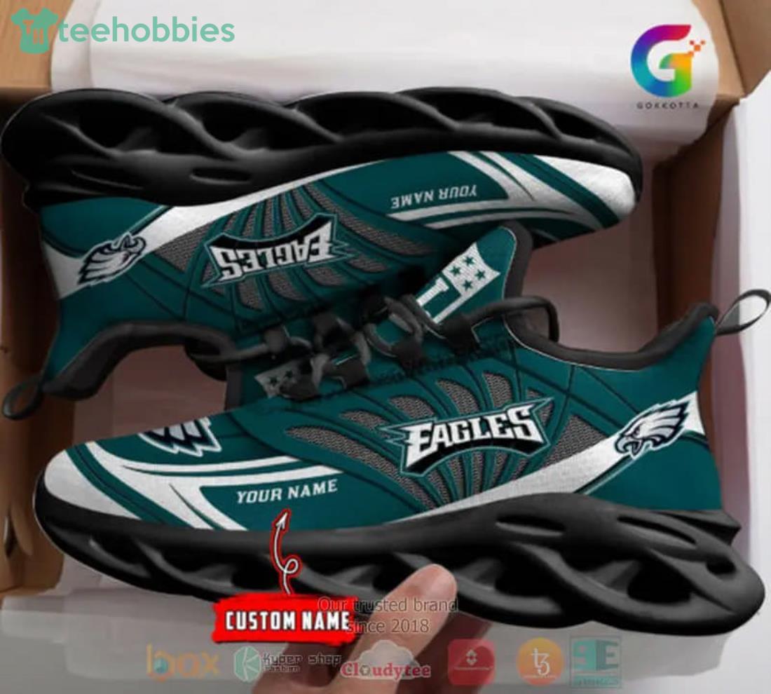 NFL Philadelphia Eagles Custom Name Green Edition Max Soul Shoes Gift For  Fans Sport