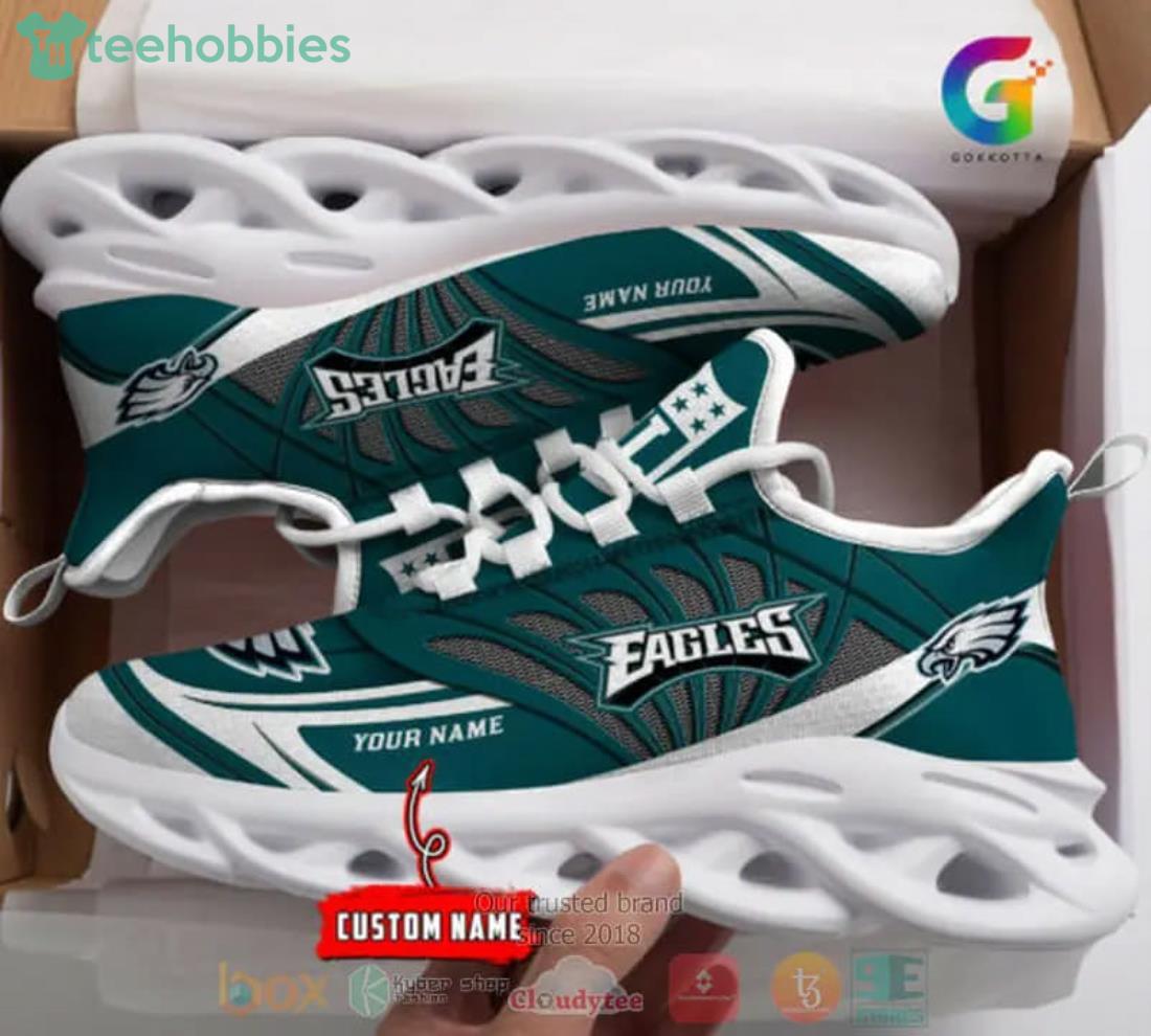 Philadelphia Eagles NFL Max Soul Sneakers Sport Shoes Gift For Fans