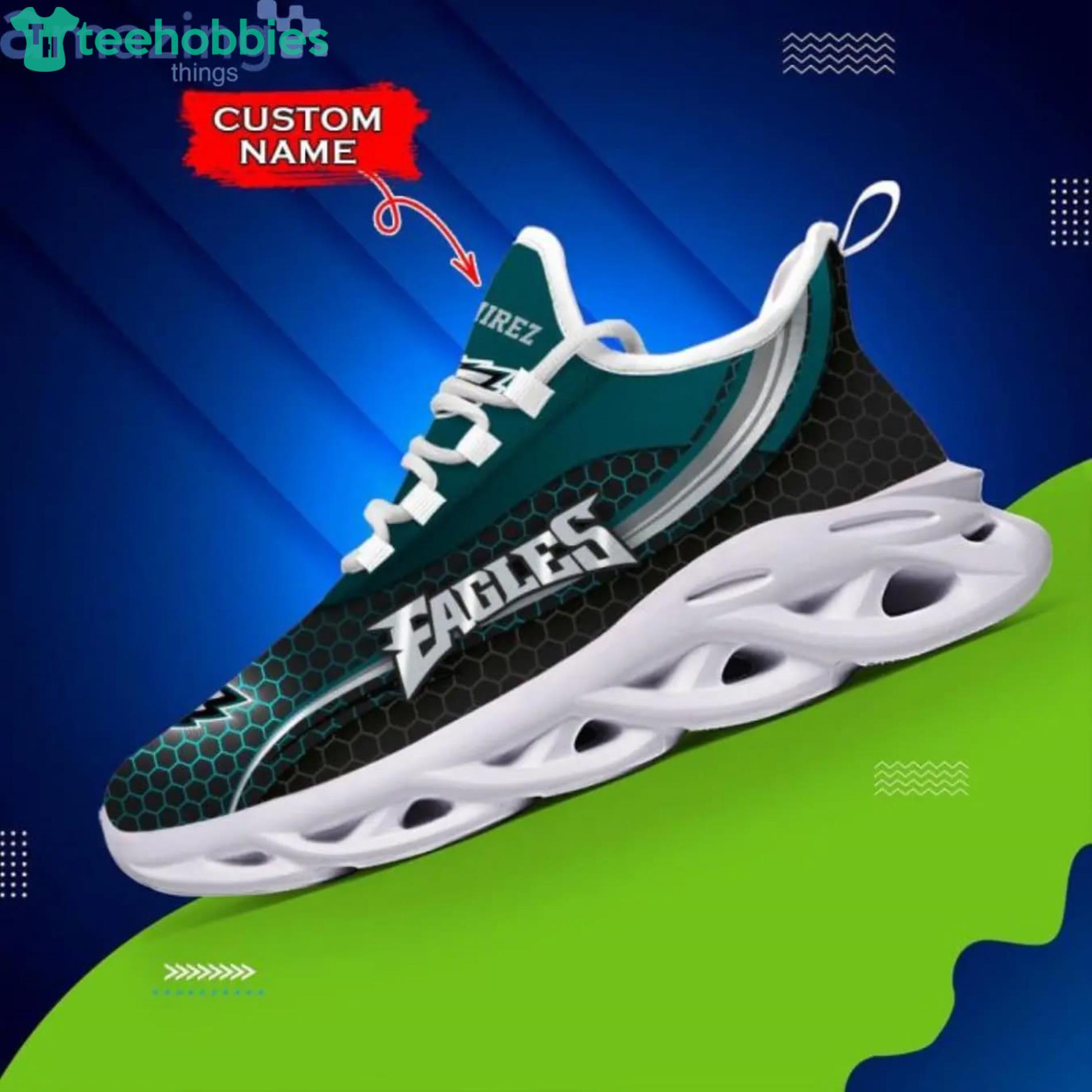 Philadelphia Eagles Football Custom Skate Shoes Gift For Nfl Fans