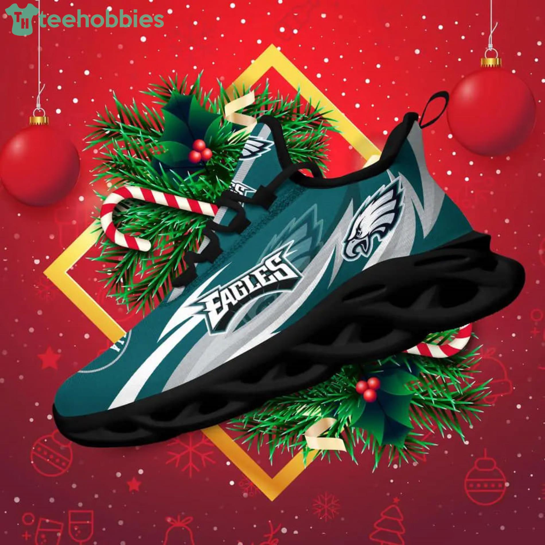 Philadelphia Eagles Logo Curve Line Running Sneaker Max Soul Shoes Gift For  Men And Women - Banantees