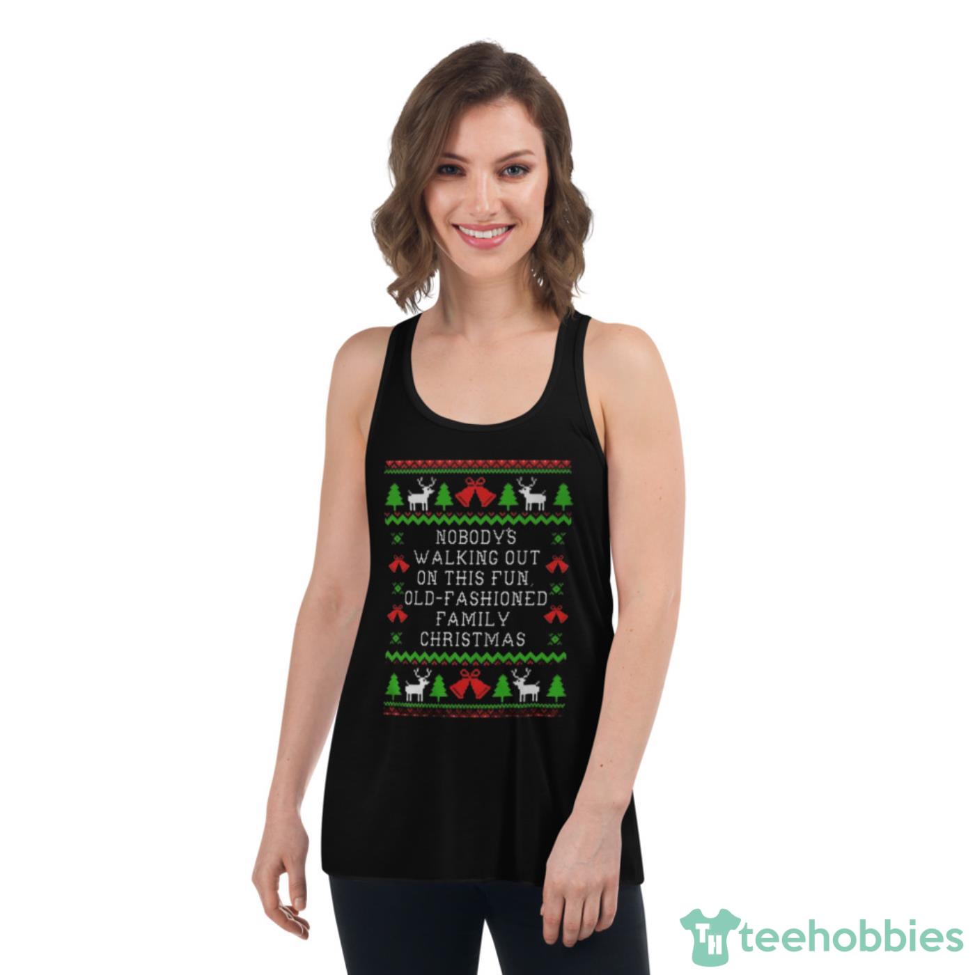 nobody's walking out on this fun shirt