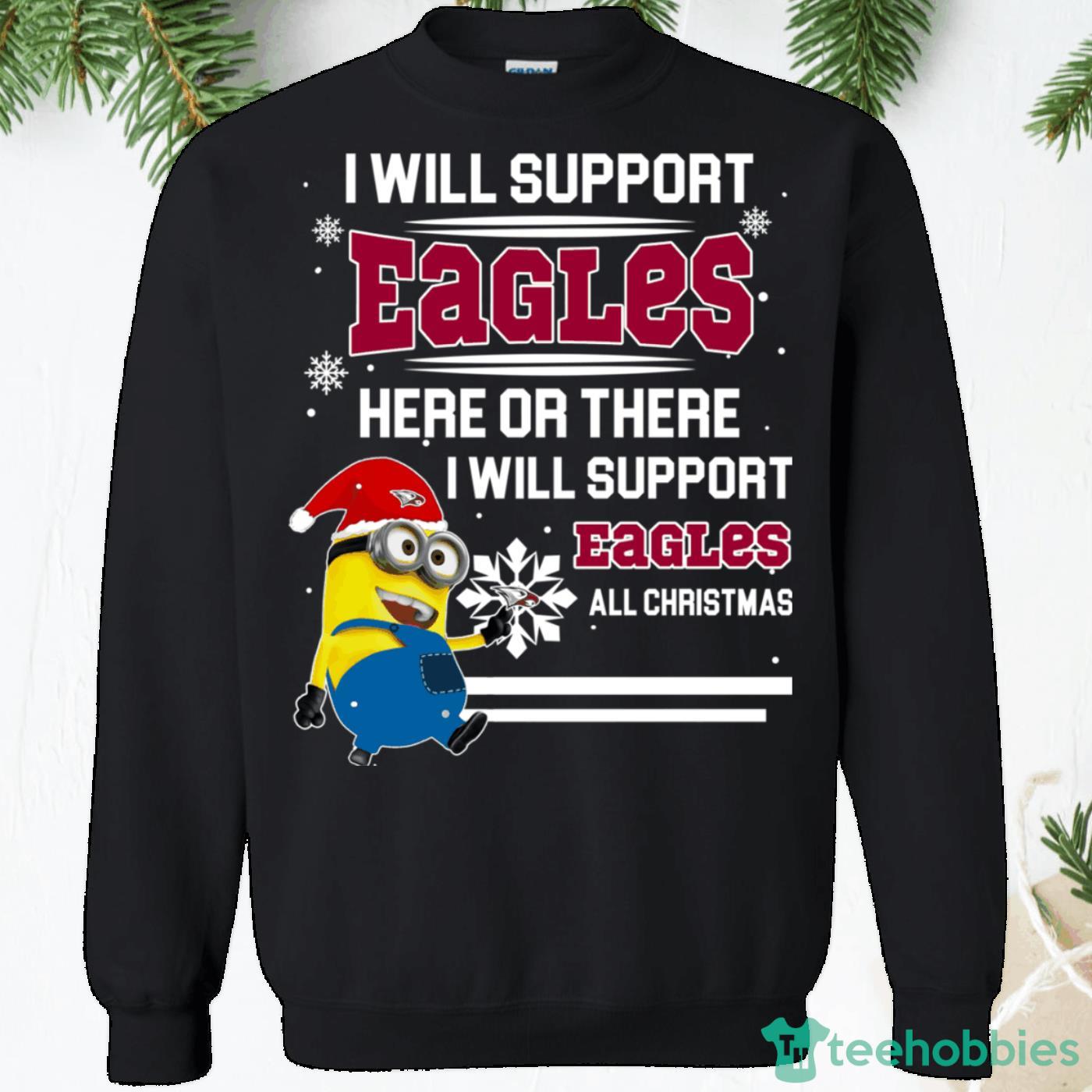 North Carolina Central Eagles Minion Christmas Sweatshirt Product Photo 1