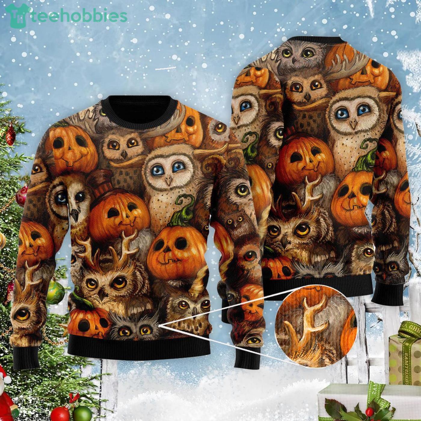 Owl christmas outlet sweater