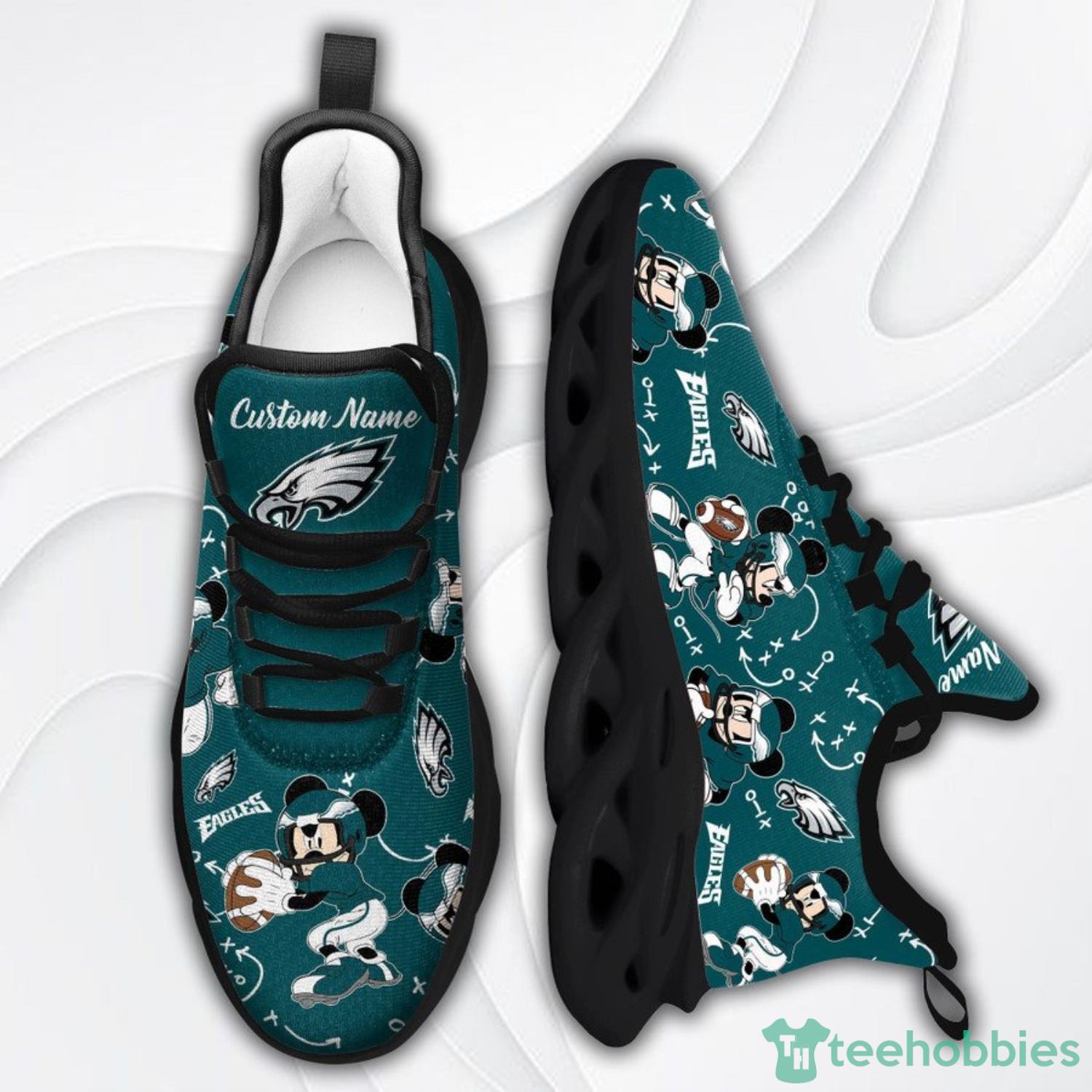 Philadelphia Eagles Max Soul Sneakers Custom Name Running Shoes