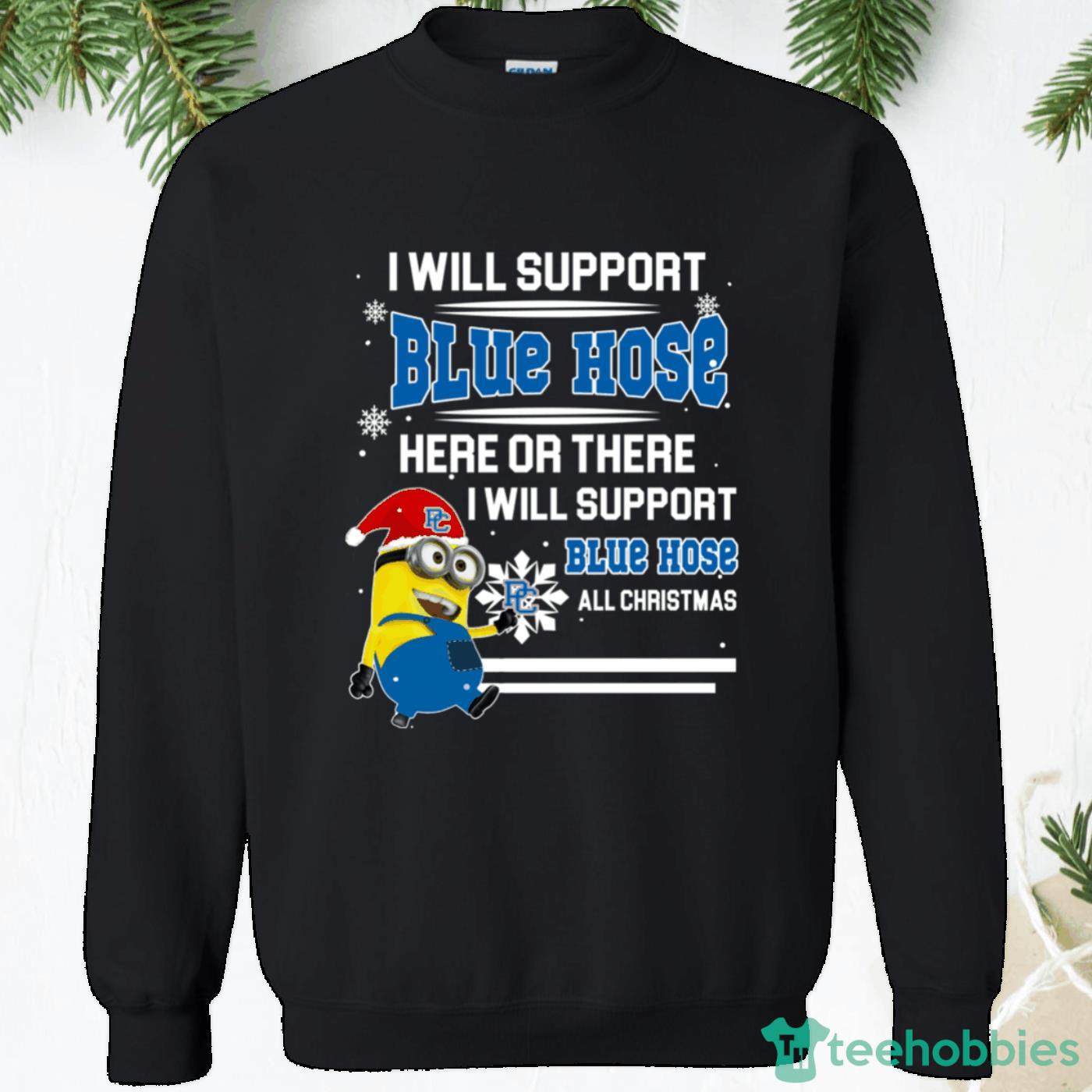 Presbyterian Blue Hose Minion Christmas Sweatshirt - presbyterian-blue-hose-minion-christmas-sweatshirt-1