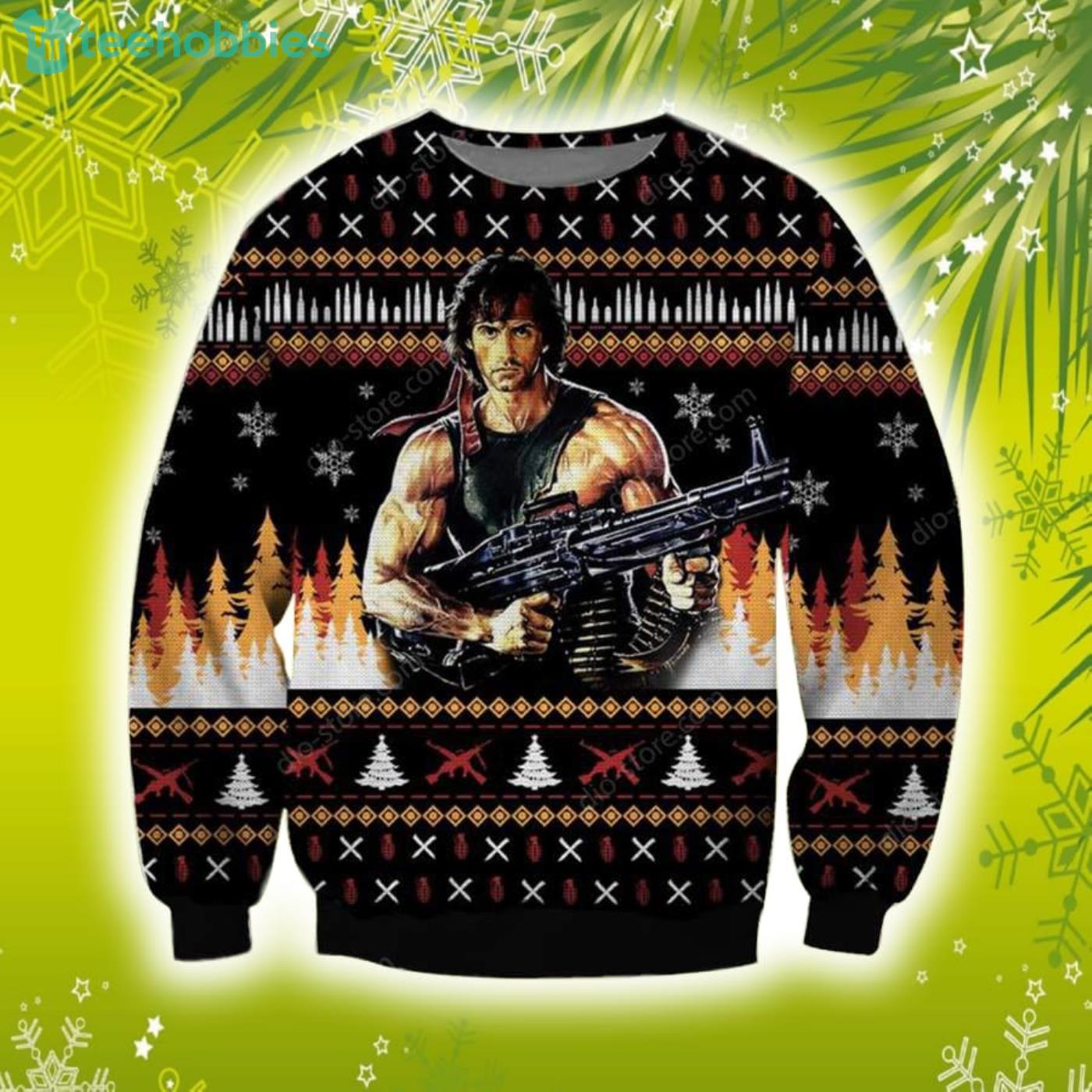 Gun clearance christmas sweater