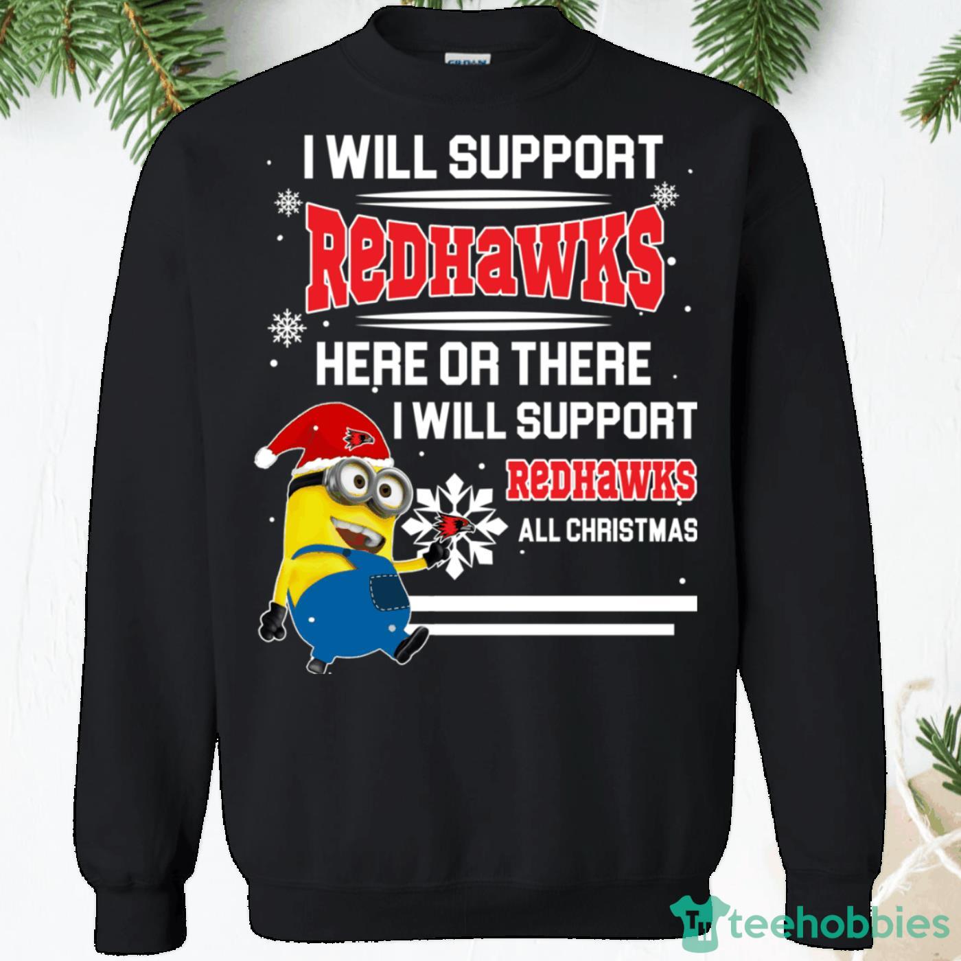 Redhawks Minion Christmas Sweatshirt - redhawks-minion-christmas-sweatshirt-1