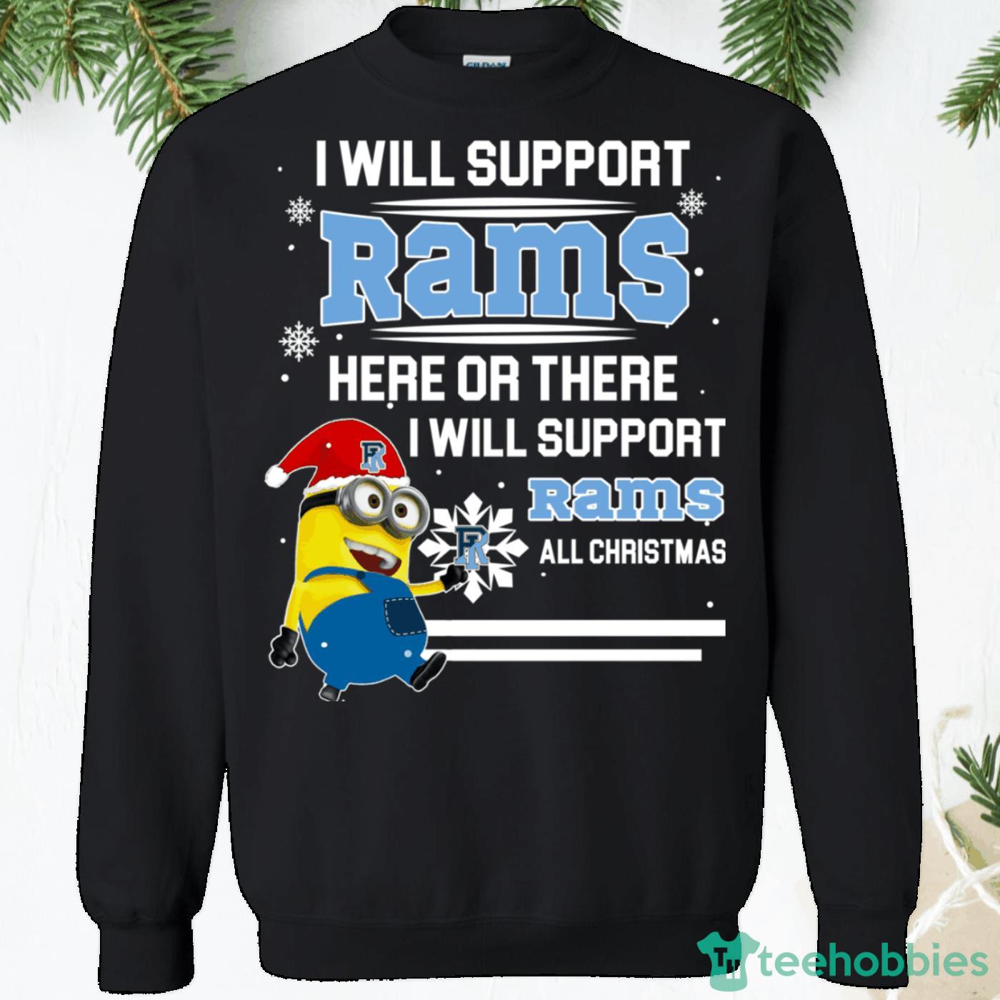 Rhode Island Rams Minion Christmas Sweatshirt - rhode-island-rams-minion-christmas-sweatshirt-1