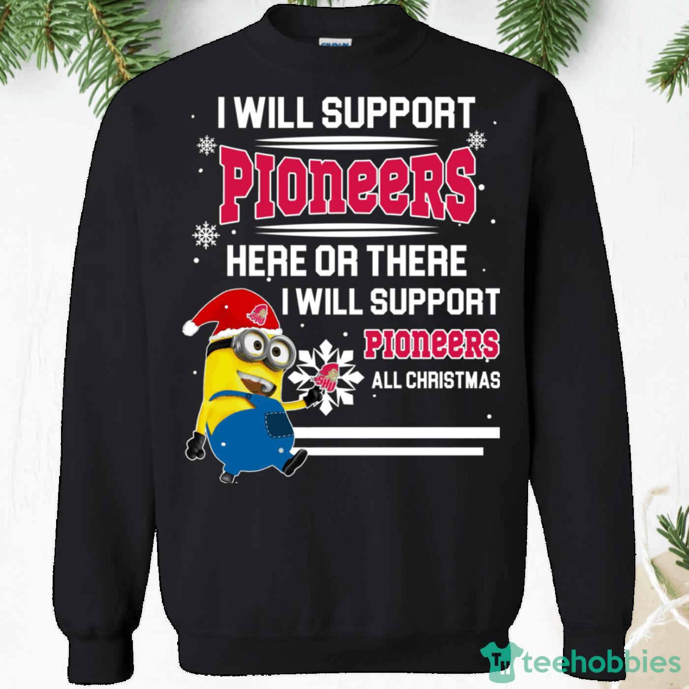 Sacred Heart Pioneers Minion Christmas Sweatshirt - sacred-heart-pioneers-minion-christmas-sweatshirt-1