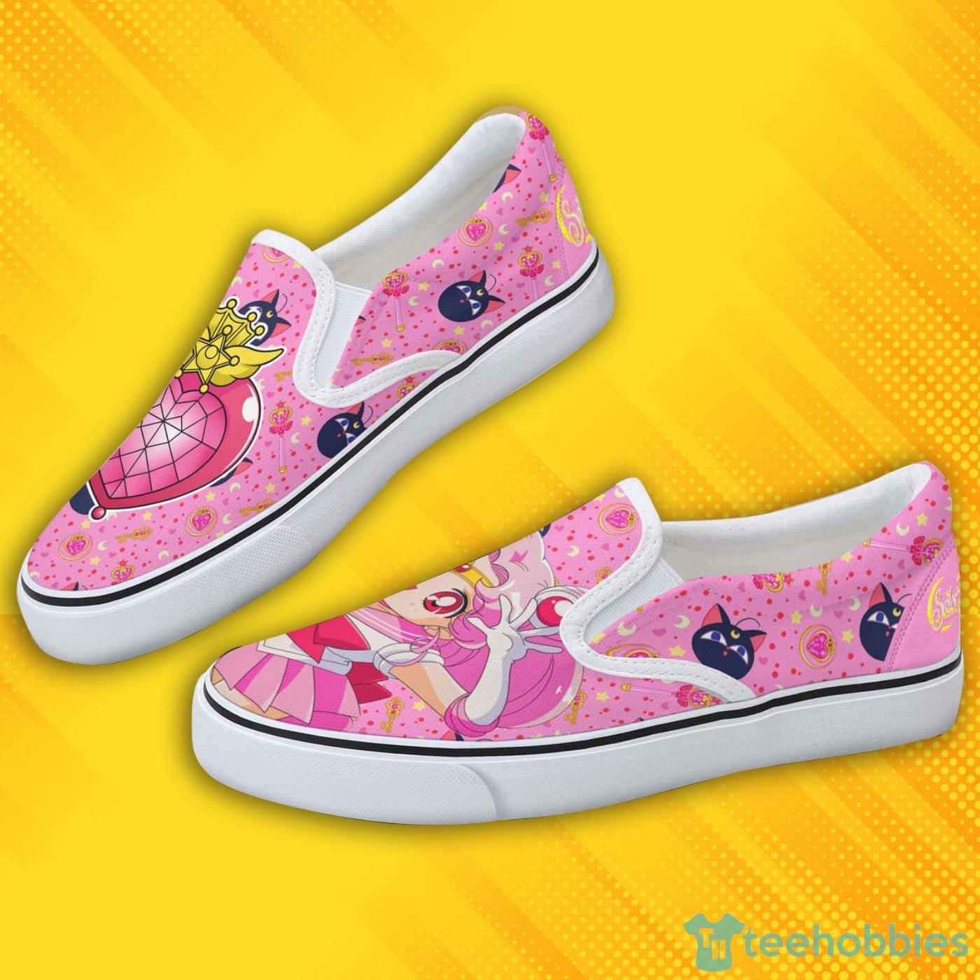 Sailor Chibi Moon Shoes Custom Sailor Moon Anime Slip On Shoes Product Photo 4 Sailor Chibi Moon Shoes Custom Sailor Moon Anime Slip On Shoes Product Photo 4