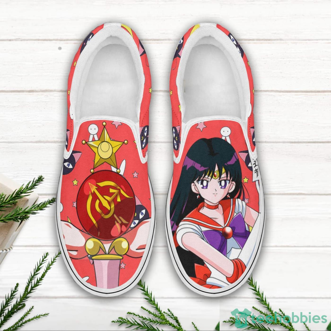 Sailor Moon Custom Green Yeezy Sneakers - Sailor Moon Store