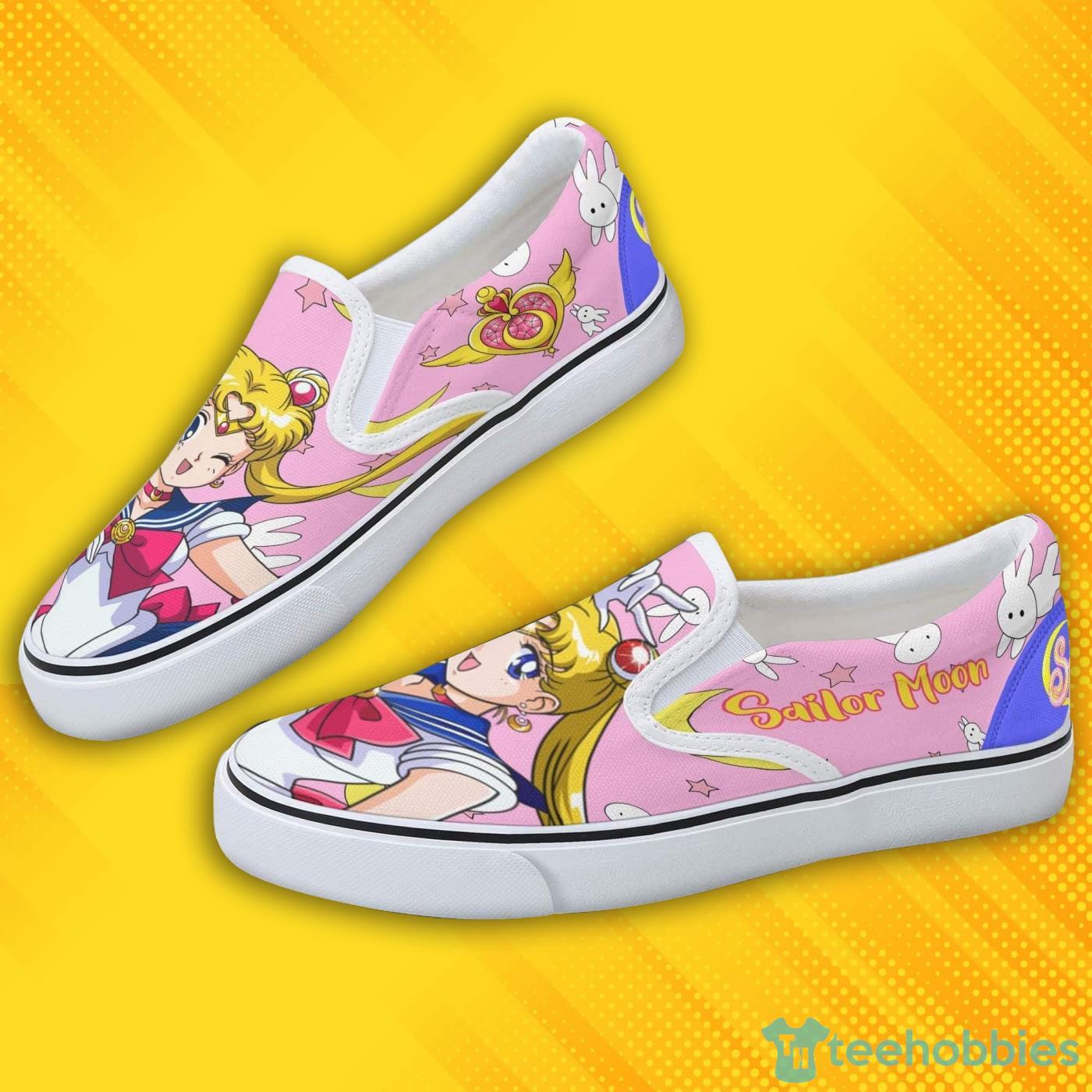 Sailor Moon Custom Sailor Moon Anime Slip On Shoes Product Photo 4 Sailor Moon Custom Sailor Moon Anime Slip On Shoes Product Photo 4