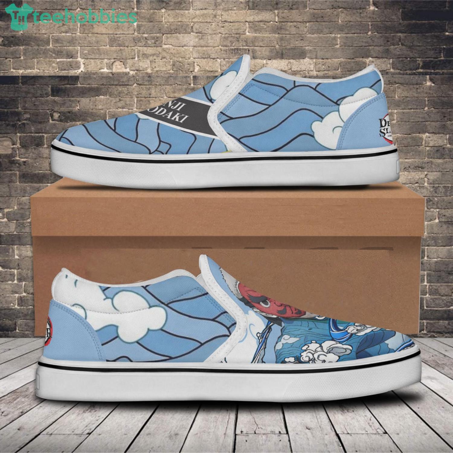 Sakonji Urokodaki Shoes Custom Demon Slayer Anime Slip On Shoes image Sakonji Urokodaki Shoes Custom Demon Slayer Anime Slip On Shoes Product Photo 2