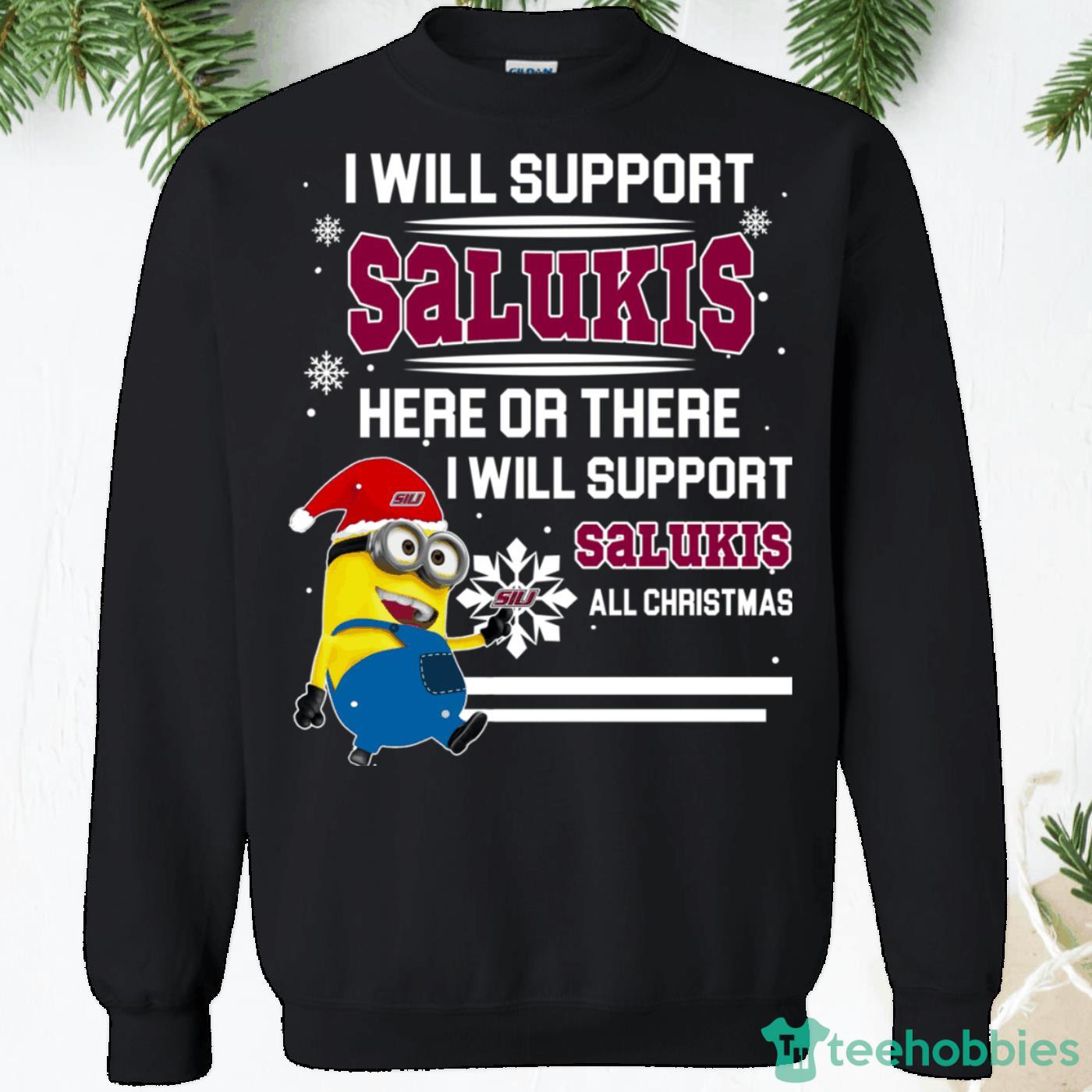 Salukis Minion Christmas Sweatshirt - salukis-minion-christmas-sweatshirt-1