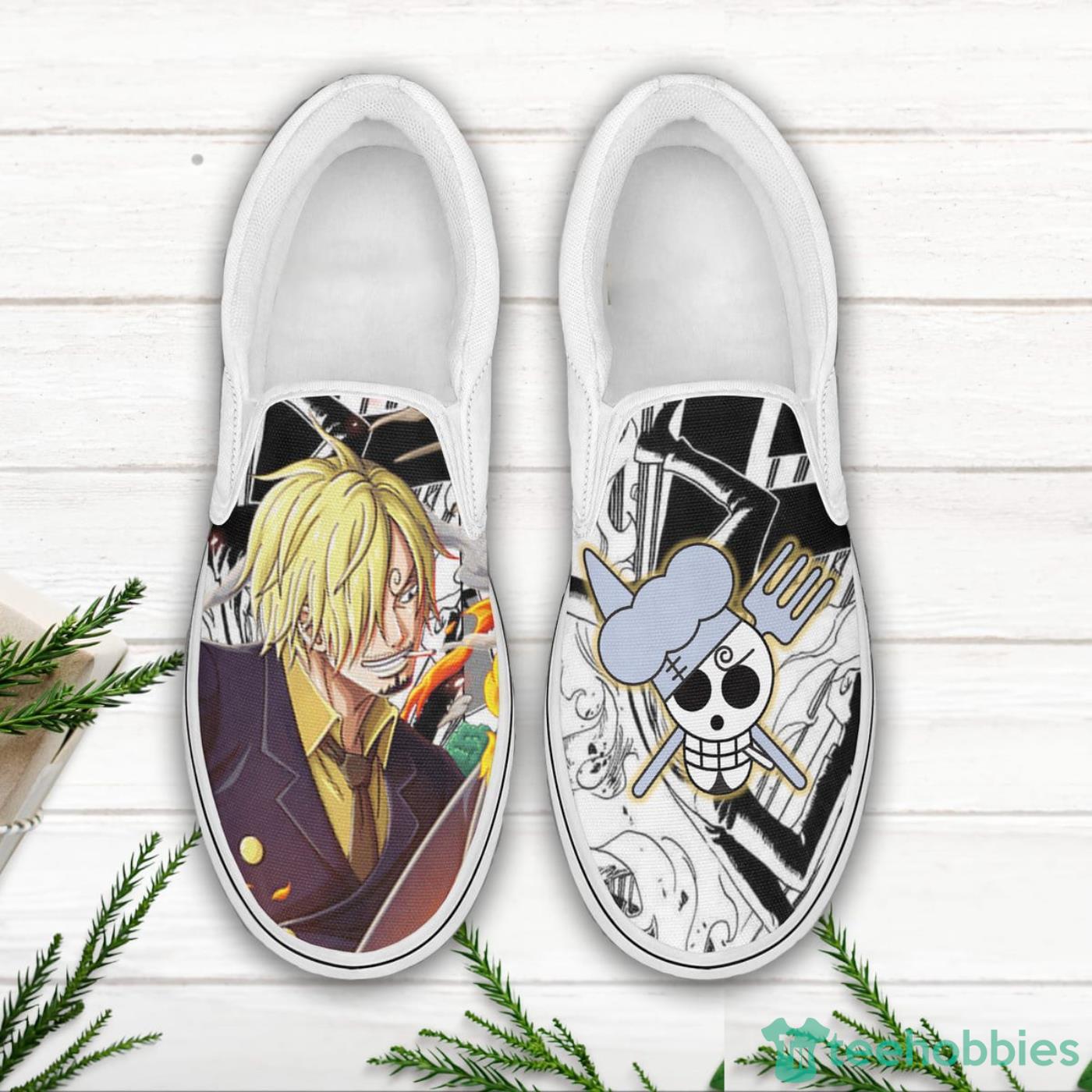 Sanji Shoes Custom One Piece Anime Slip On Shoes Product Photo 3 Sanji Shoes Custom One Piece Anime Slip On Shoes Product Photo 3