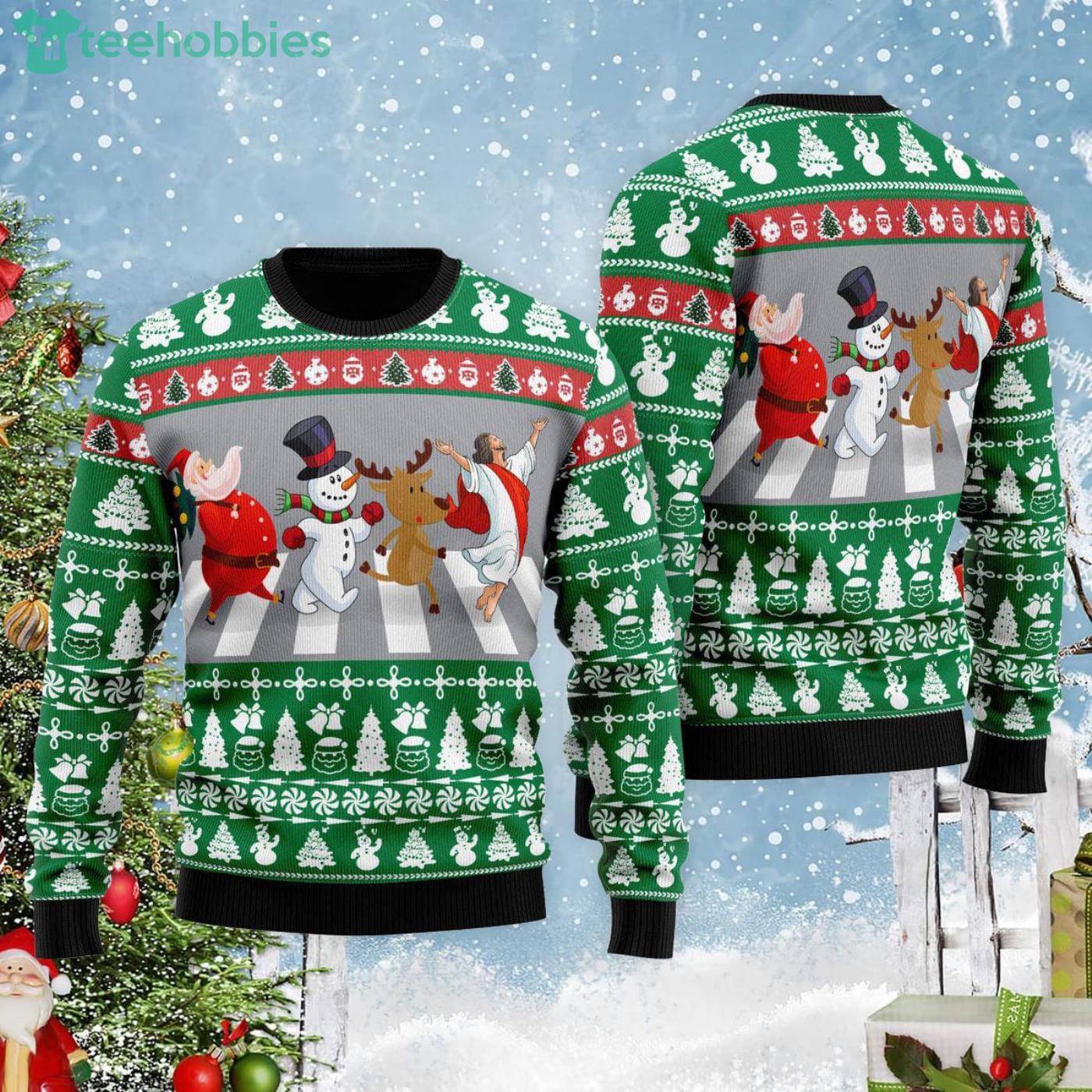 Green day outlet christmas sweater