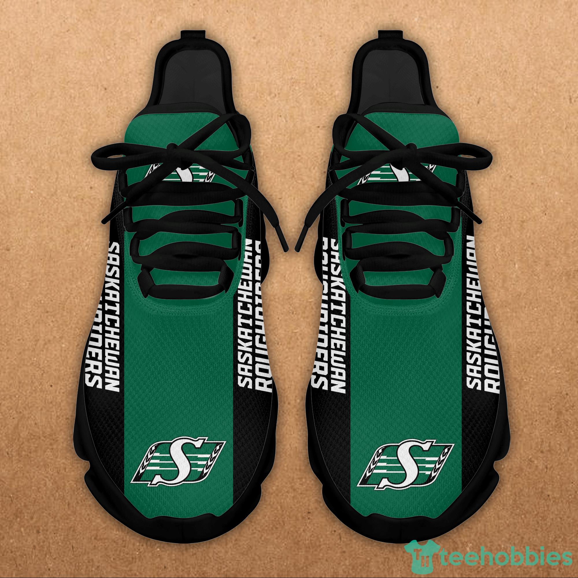 Saskatchewan Roughriders Green Striped Max Soul Sneaker Running Shoes For Fans Product Photo 3 Saskatchewan Roughriders Green Striped Max Soul Sneaker Running Shoes For Fans Product Photo 3