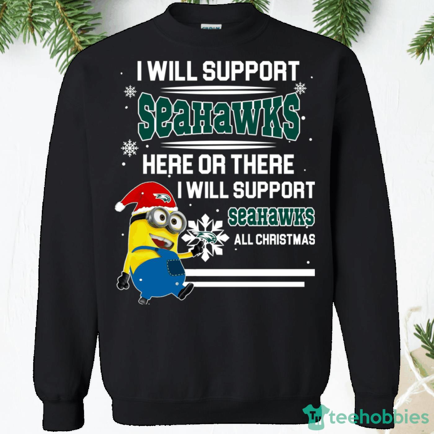 Seahawks Minion Christmas Sweatshirt - seahawks-minion-christmas-sweatshirt-1