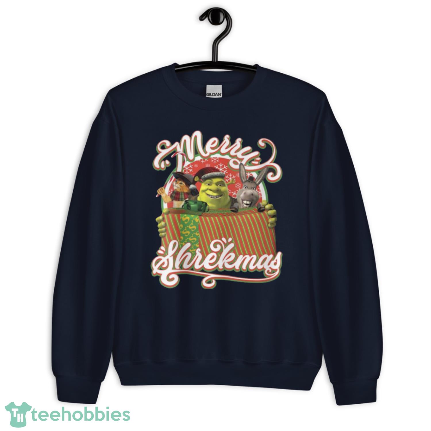 Shrek Meme Merry Christmas Shirt - Unisex Crewneck Sweatshirt-1 Shrek Meme Merry Christmas Shirt - Unisex Crewneck Sweatshirt-1