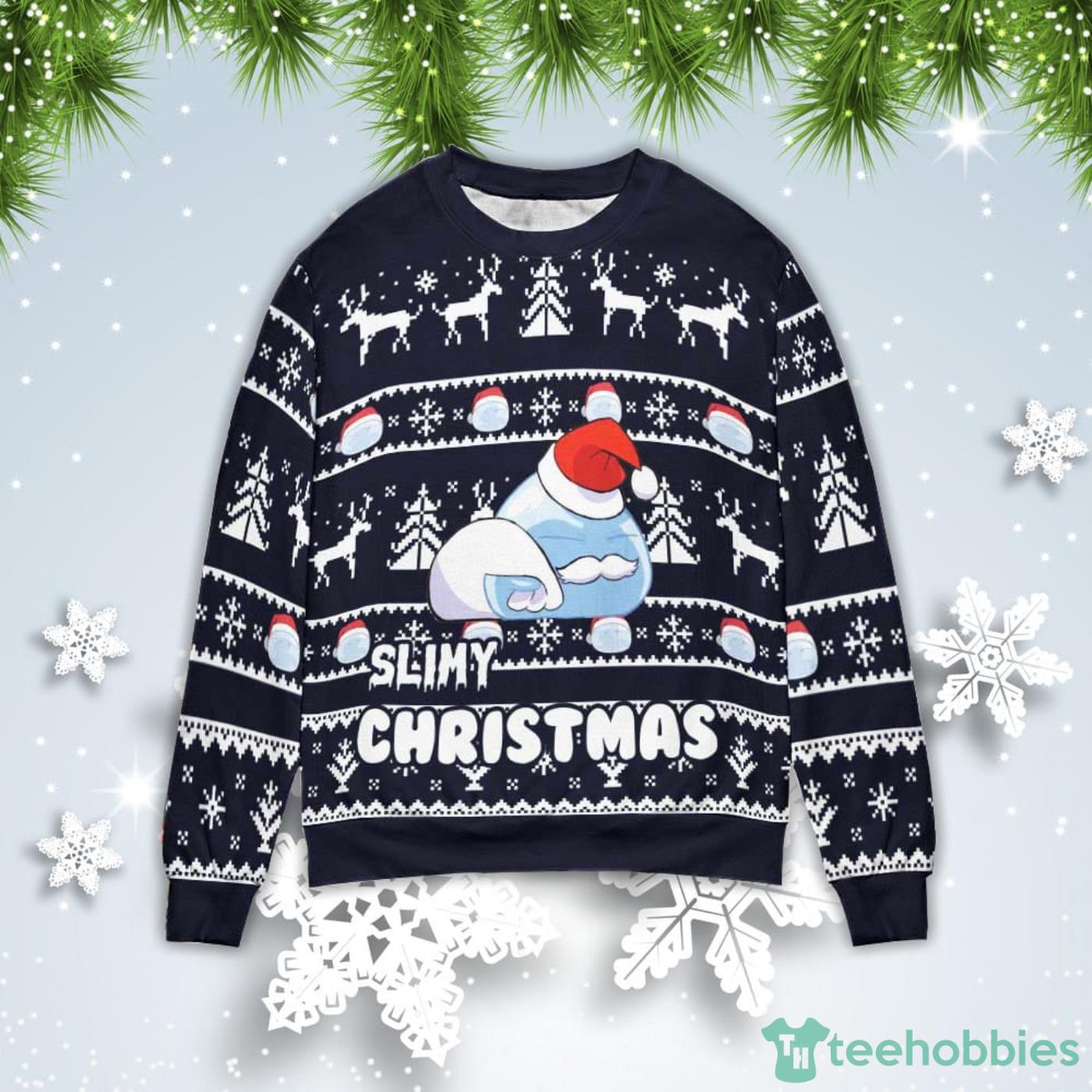 Slimy Christmas Christmas Gift Ugly Christmas Sweater Product Photo 1