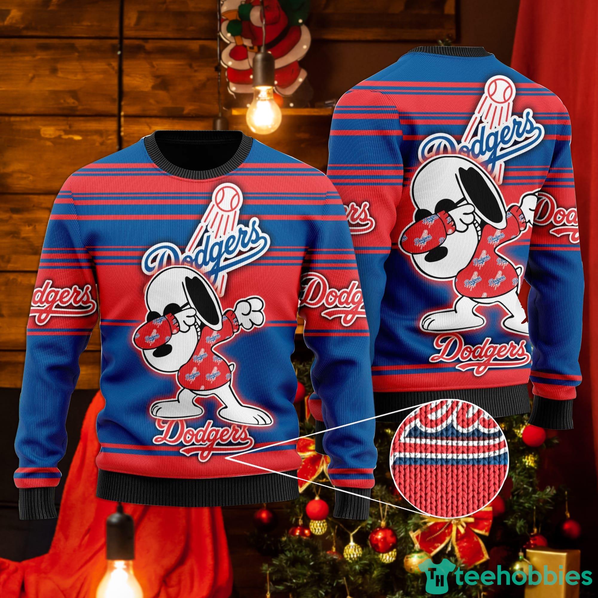 la dodgers ugly christmas sweater