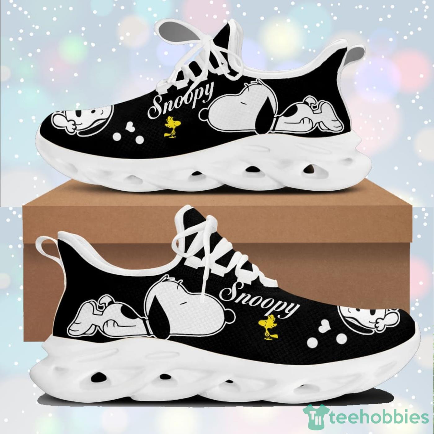Snoopy Max Soul Sneaker Running Shoes Black Shoes Product Photo 1