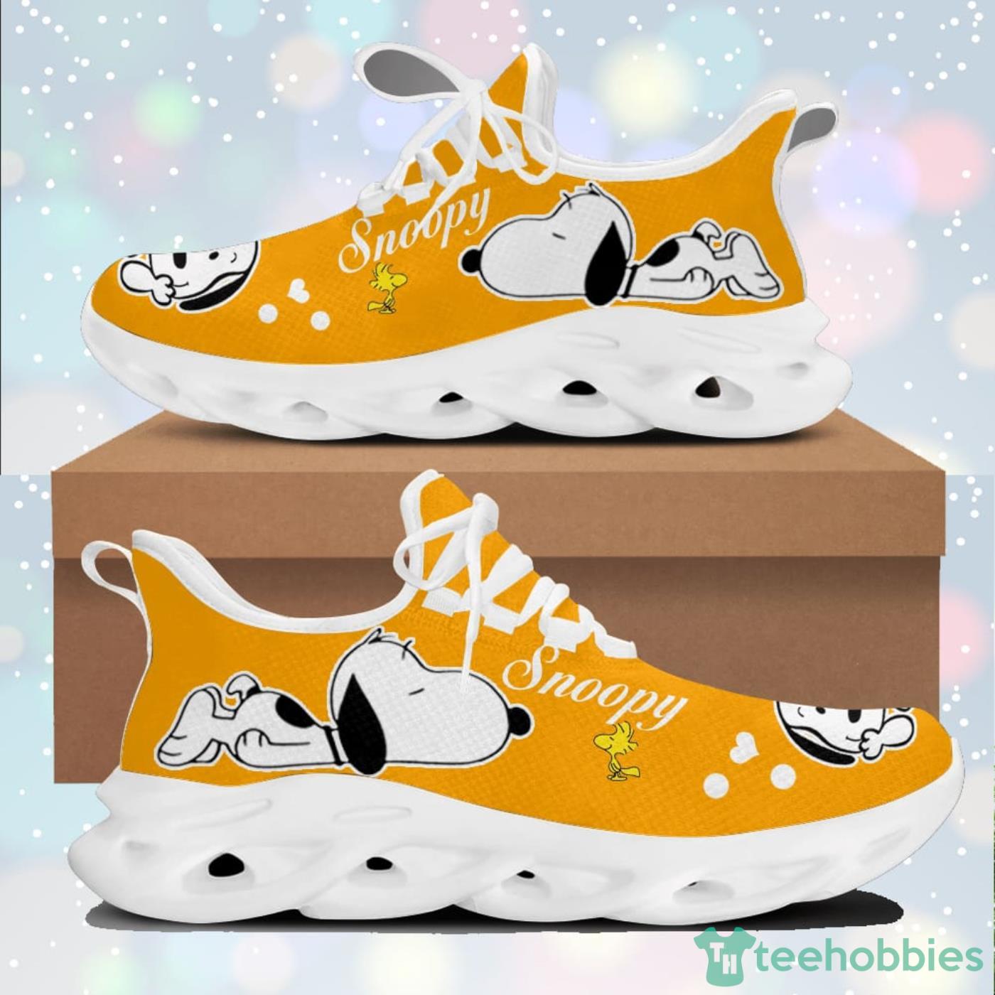 Snoopy Max Soul Sneaker Running Shoes Dark Orange Shoes Product Photo 1