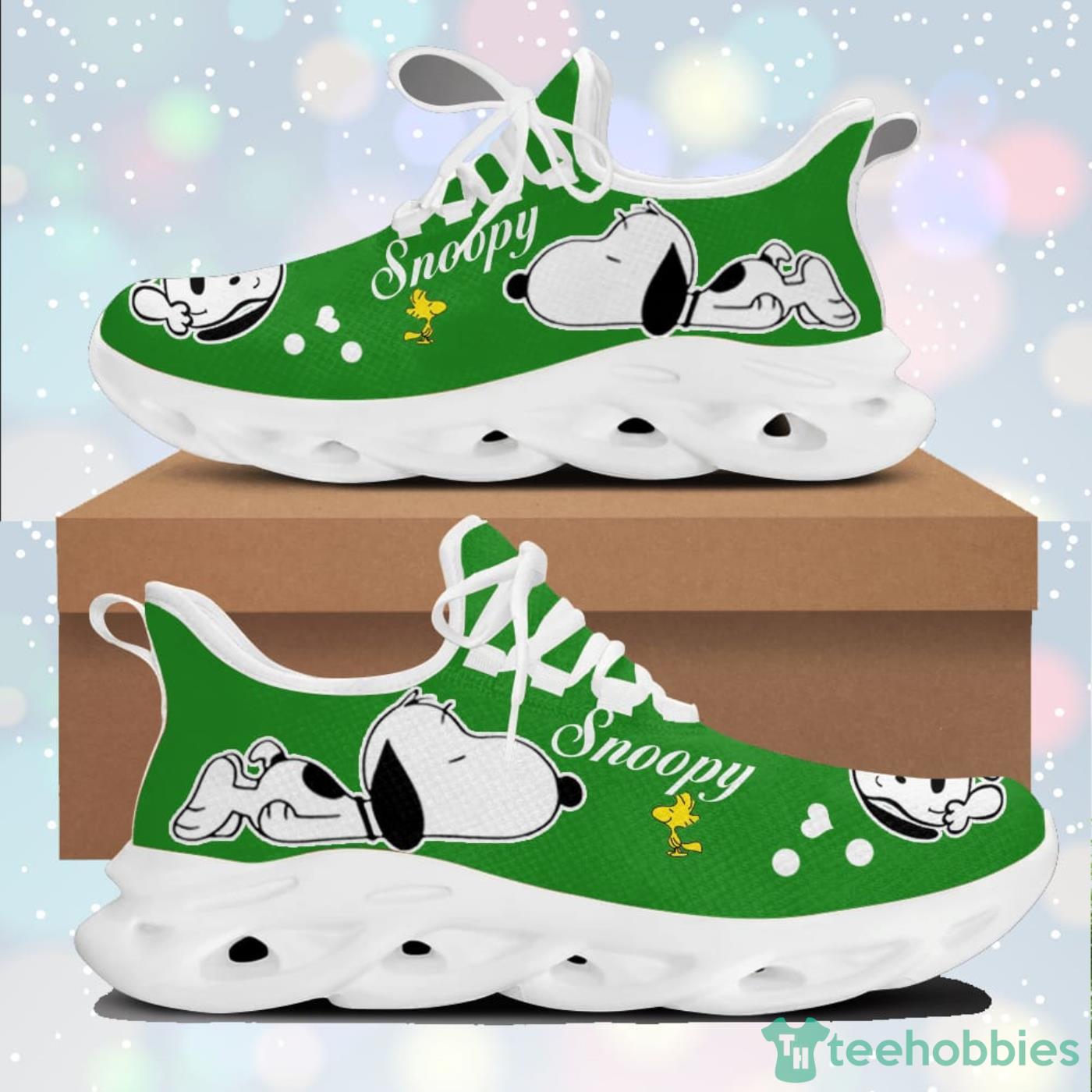 Snoopy Max Soul Sneaker Running Shoes Green Shoes Product Photo 1