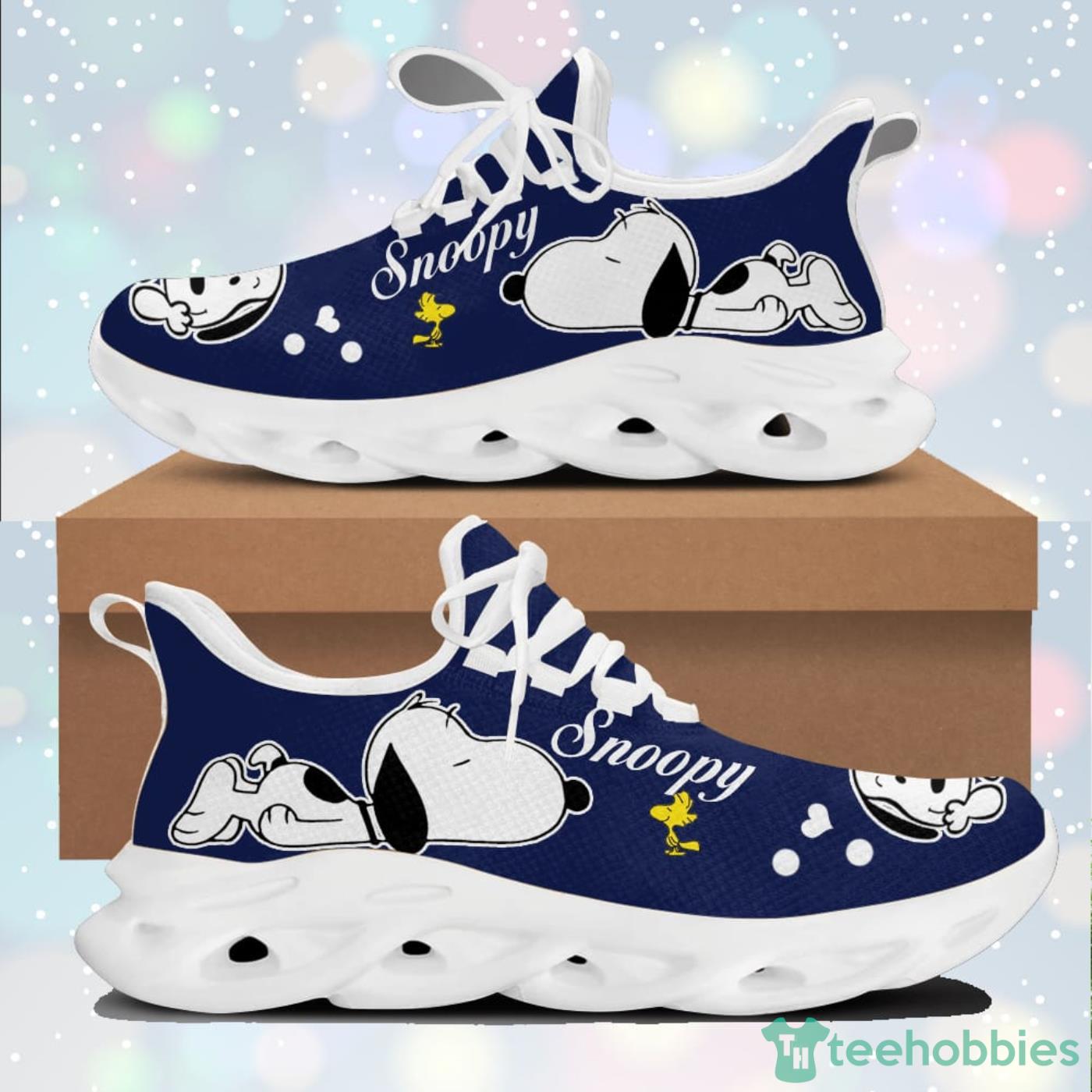 Snoopy Max Soul Sneaker Running Shoes Navy Shoes Product Photo 1