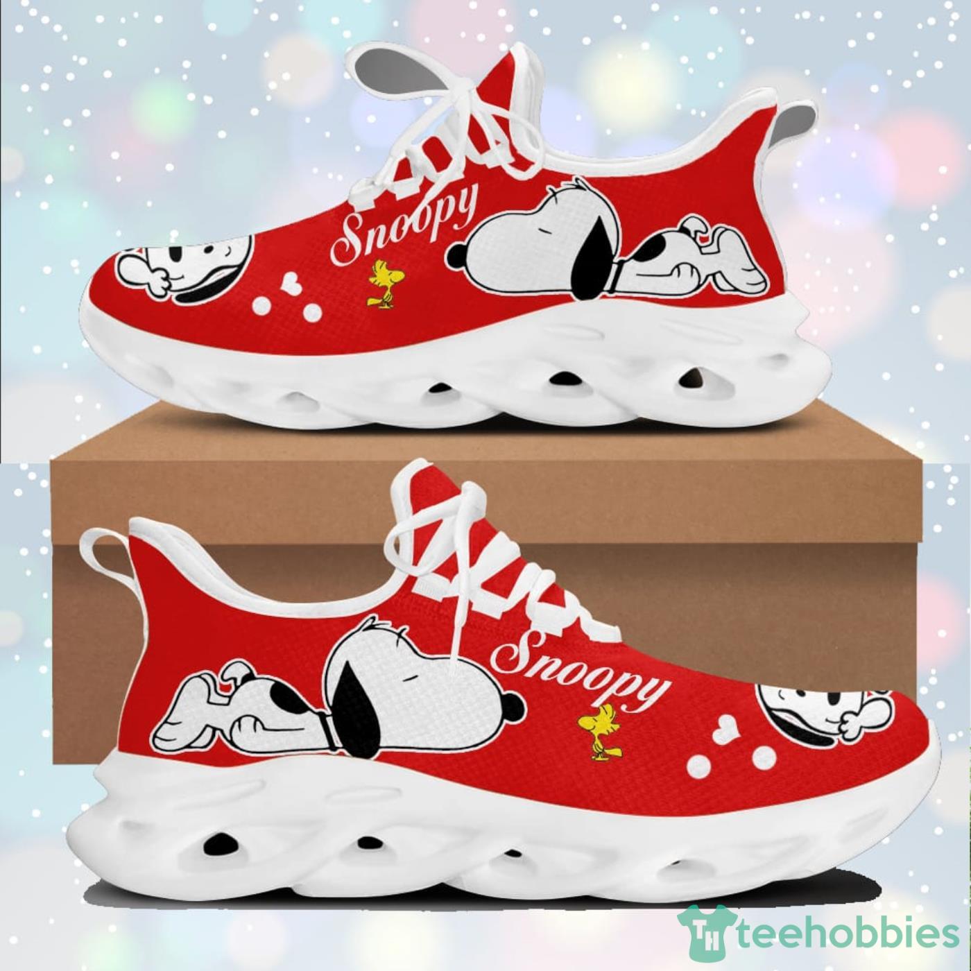 Snoopy Max Soul Sneaker Running Shoes Red Shoes Product Photo 1