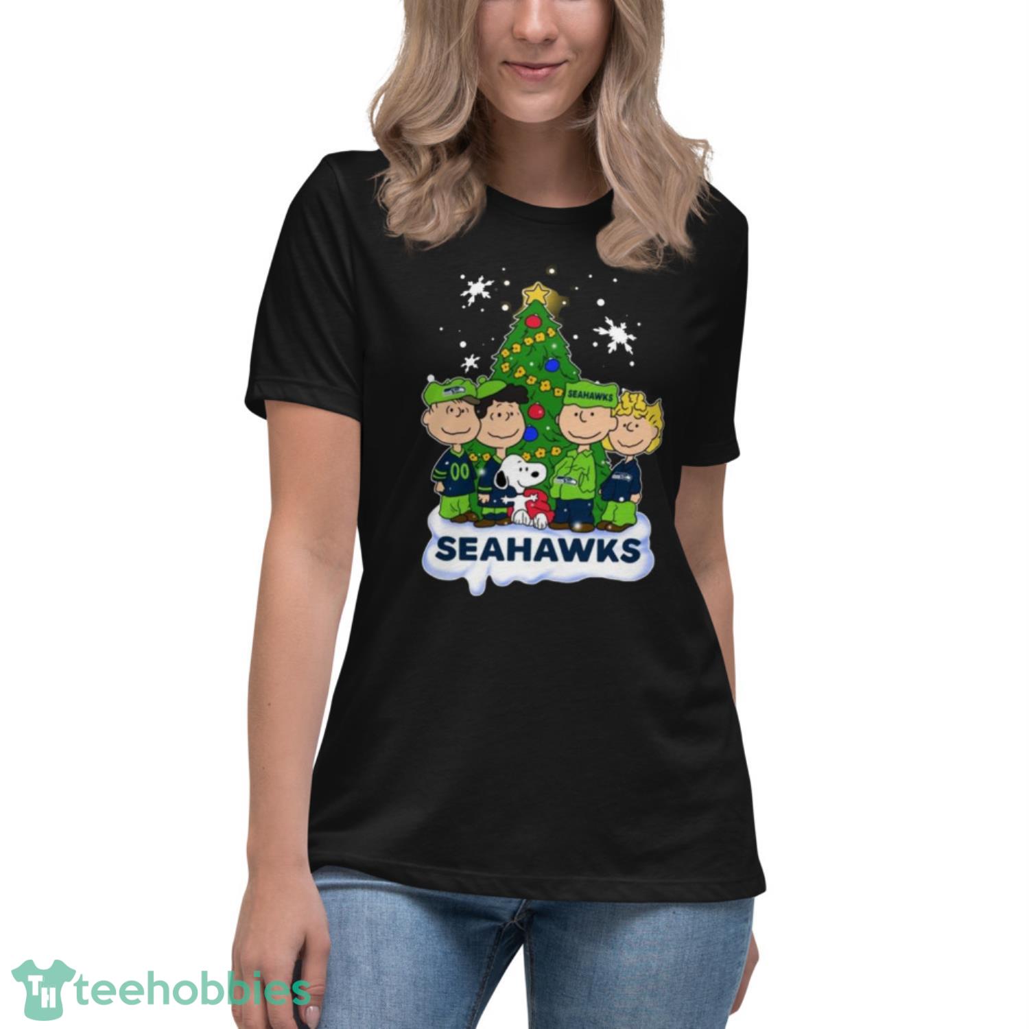 Cool Snoopy The Peanuts Seattle Seahawks Christmas Shirt - ValleyTee