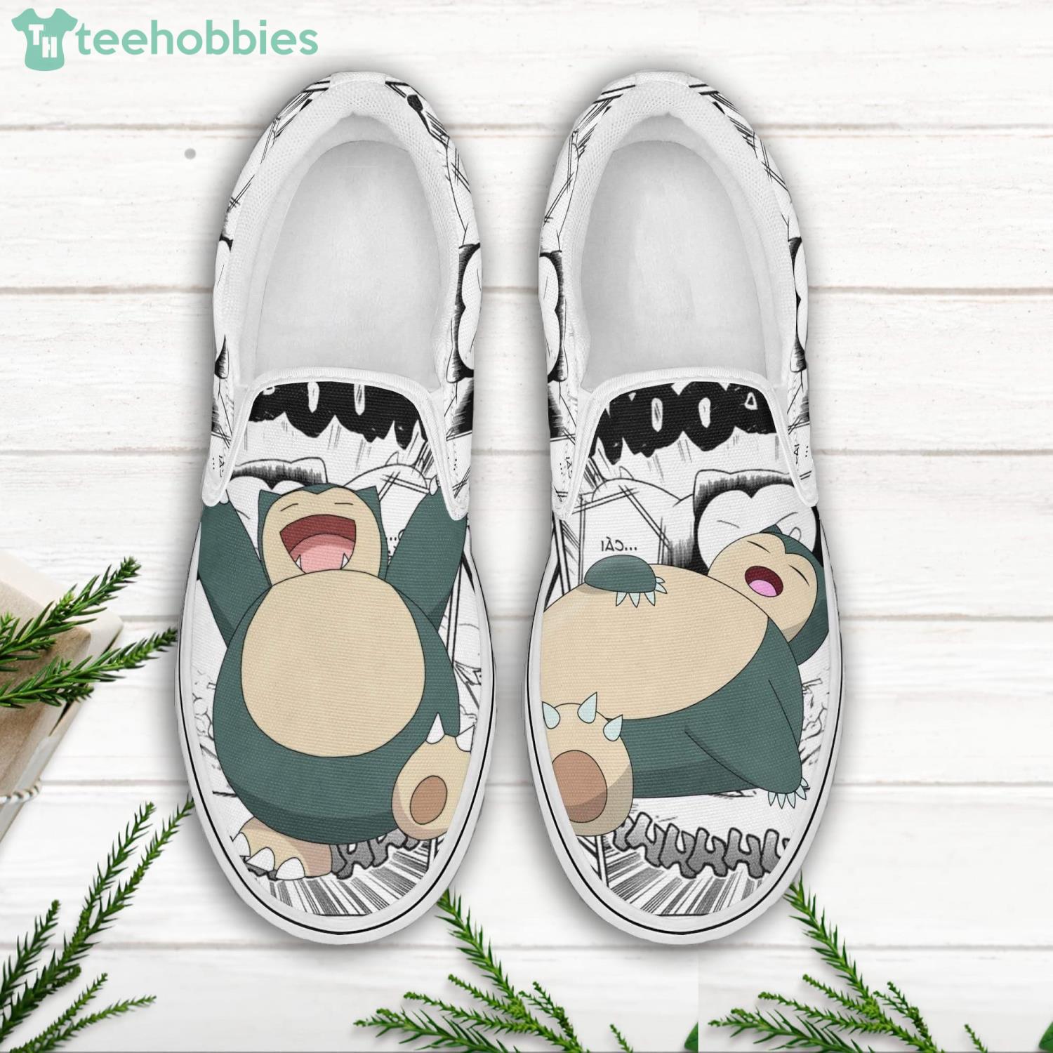 Snorlax Custom Pokemon Anime Slip On Shoes Product Photo 1 Snorlax Custom Pokemon Anime Slip On Shoes Product Photo 1