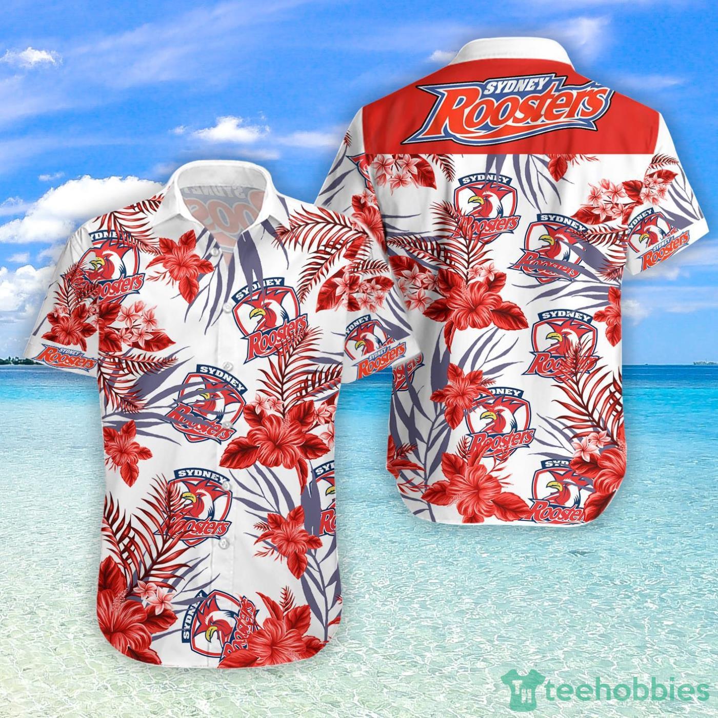 Sydney Roosters Tropical Flower Hawaiian Shirt For Fans
