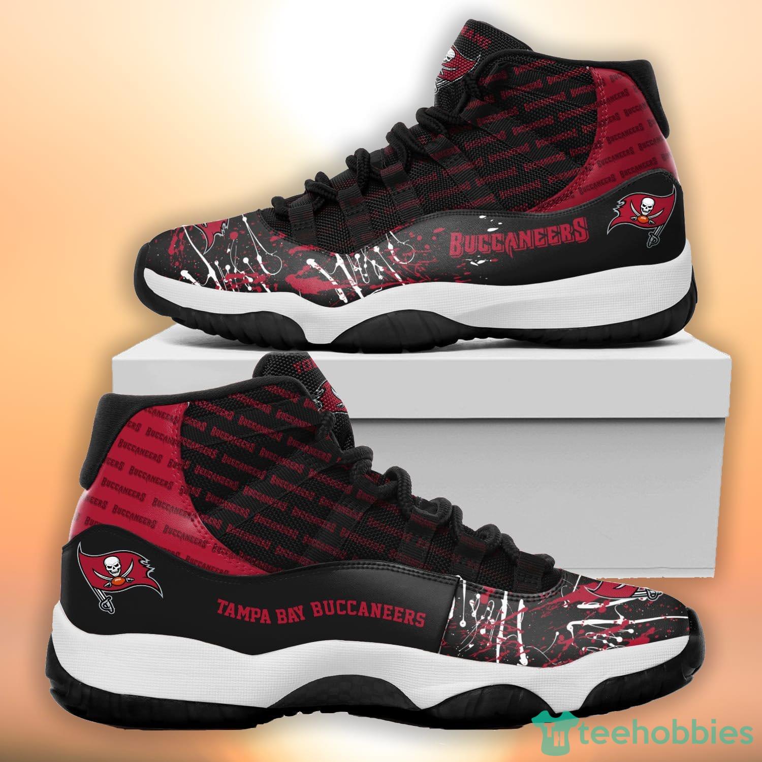 Tampa Bay Buccaneers Custom Name Air Jordan 11 Sneaker Shoes For