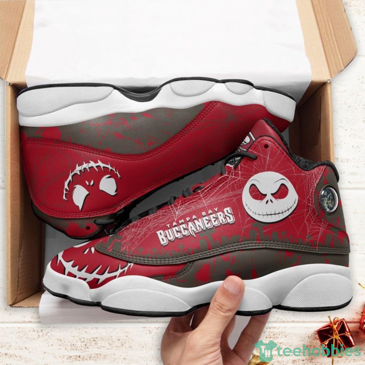 Tampa Bay Buccaneers AJ13 Sneakers Nfl Football AOP Air Jordan 13 Shoes -  Banantees