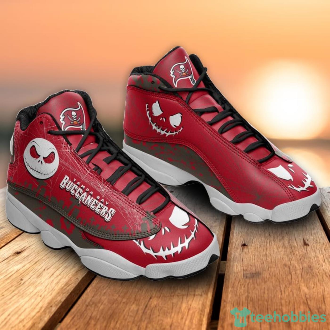 Tampa Bay Buccaneers AJ13 Sneakers Nfl Football AOP Air Jordan 13 Shoes -  Banantees