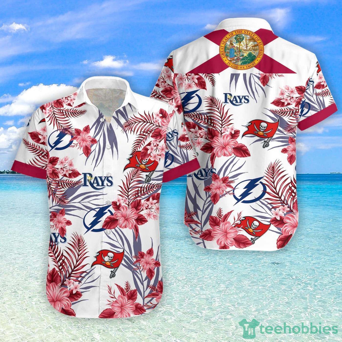 Tampa Bay Buccaneers Tampa Bay Lightning Tampa Bay Rays Hawaiian Shirt For  Fans