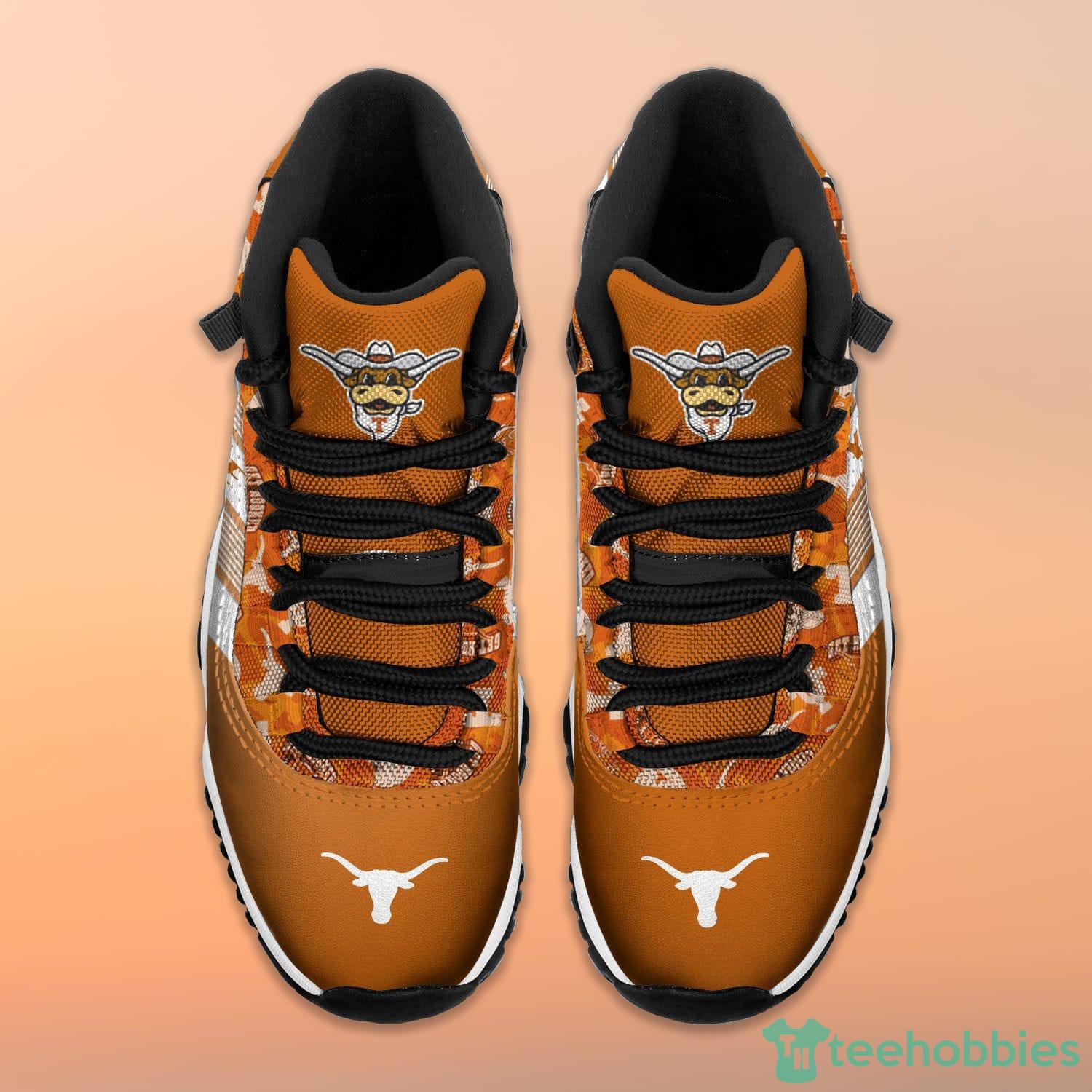 Custom Name Texas Longhorns Air Jordan 13 Sneaker Shoes - Banantees