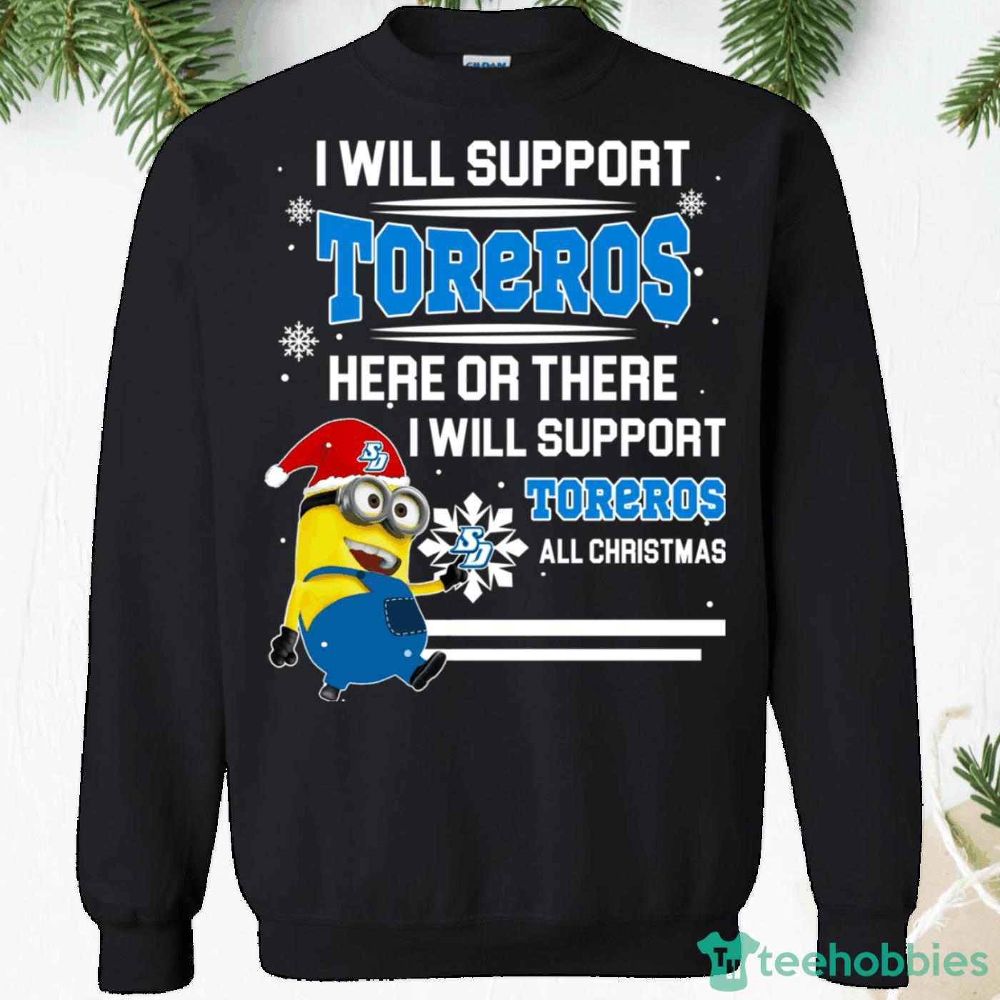 Toreros Minion Christmas Sweatshirt - toreros-minion-christmas-sweatshirt-1