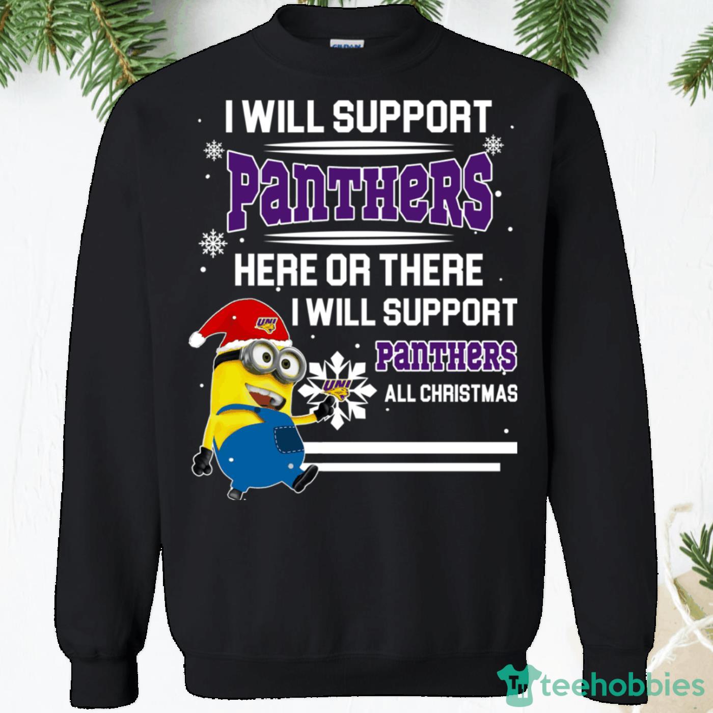 UNI Panthers Minion Christmas Sweatshirt - uni-panthers-minion-christmas-sweatshirt-1