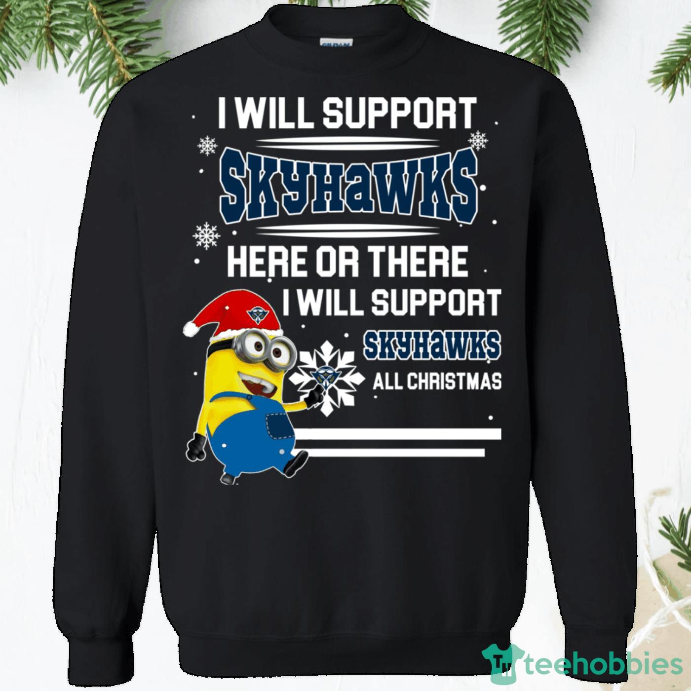 UT Martin Skyhawks Minion Christmas Sweatshirt - ut-martin-skyhawks-minion-christmas-sweatshirt-1