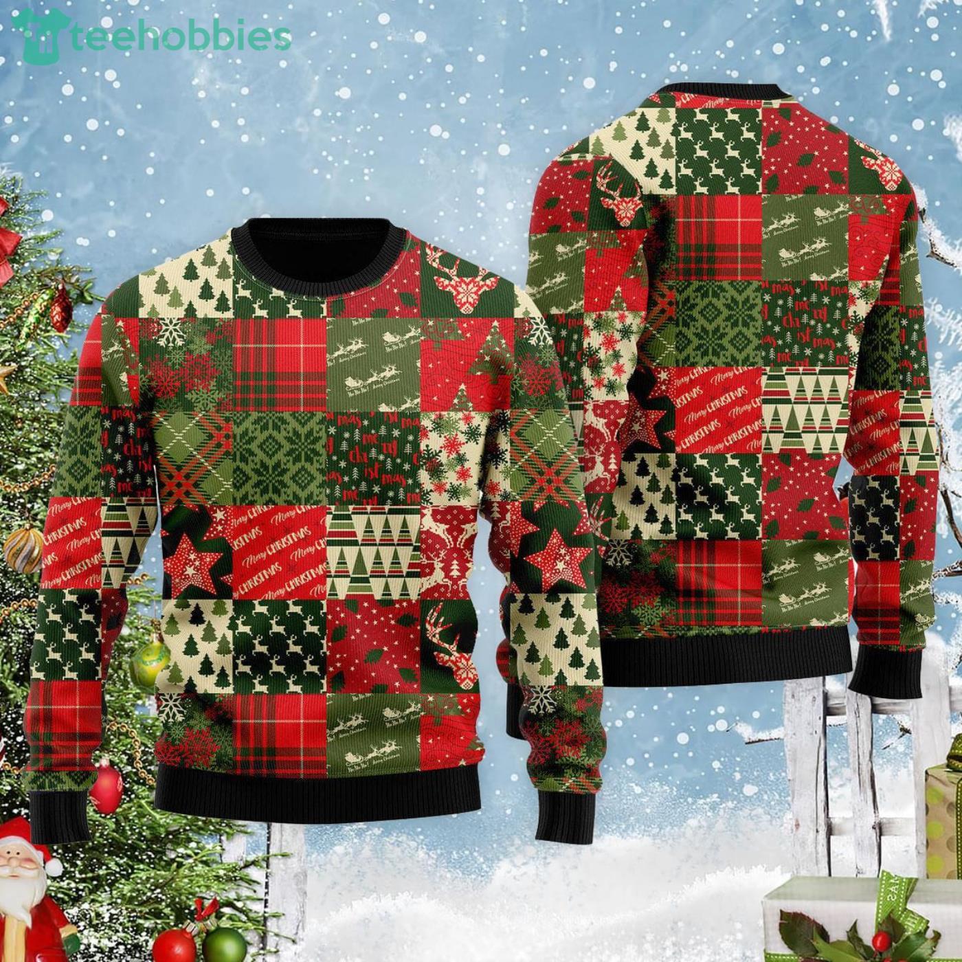 The Retro Vintage 3D Sweater Ugly Christmas Sweater For Men Women -  Freedomdesign
