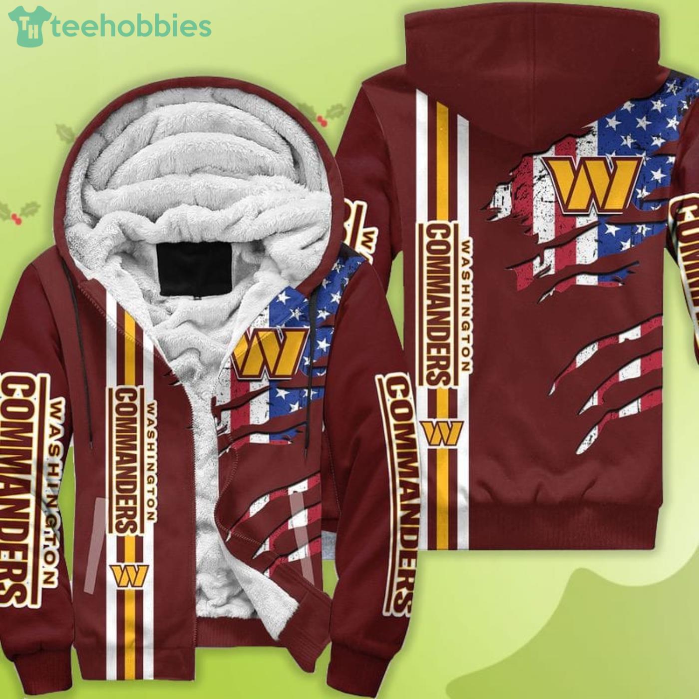 Washington Commanders Hoodies Full Over Print - Banantees