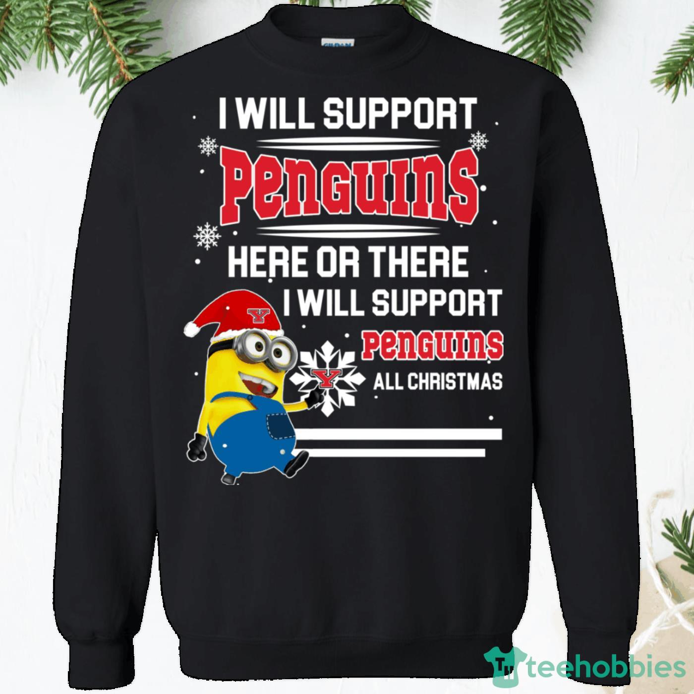 Youngstown State Penguins Minion Christmas Sweatshirt - youngstown-state-penguins-minion-christmas-sweatshirt-1
