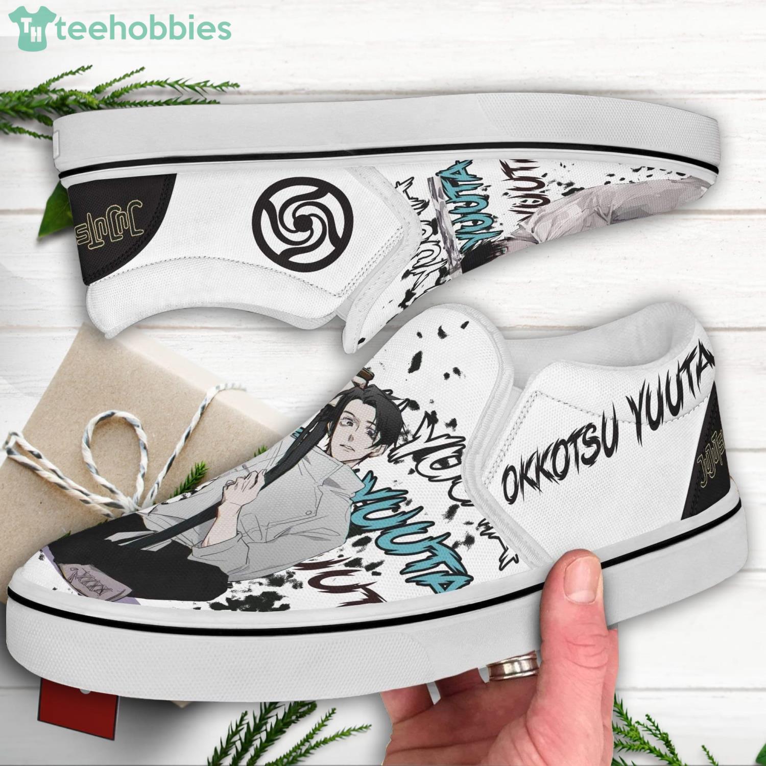 Yuta Okkotsu Slip-On Custom Jujutsu Kaisen Anime Shoes