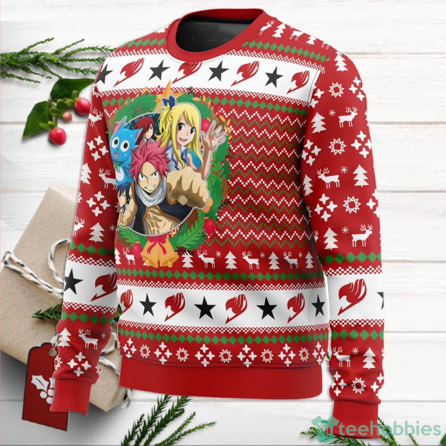 A Christmas Tail Fairy Tail Ugly Christmas Sweater For Men And Women