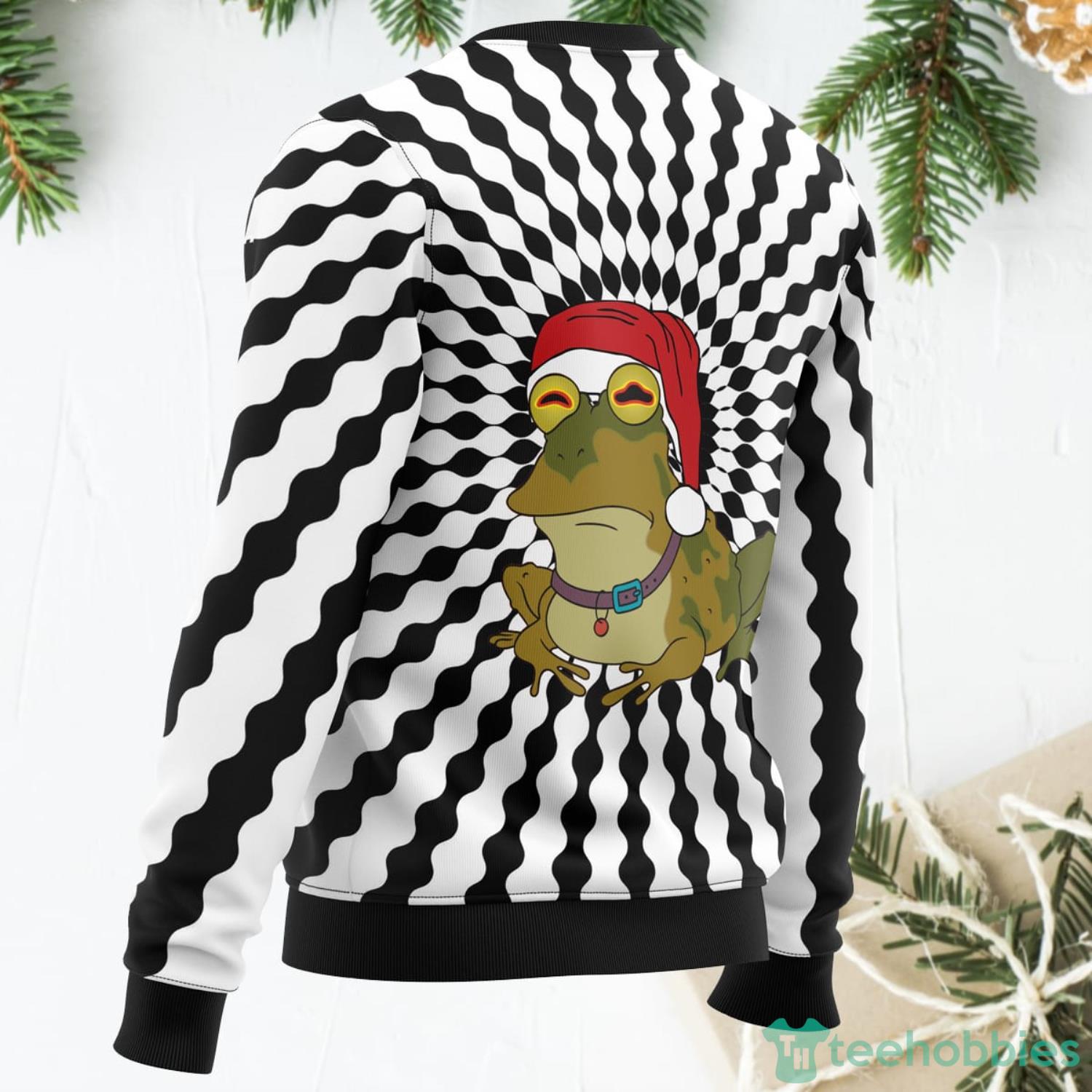 All Glory To The Hypnotoad Ugly Christmas Sweater For Men And Women image All Glory To The Hypnotoad Ugly Christmas Sweater For Men And Women Product Photo 3
